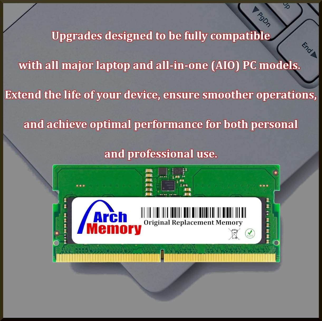 Arch Memory 8GB 204-Pin DDR3 1600MHz SODIMM RAM for HP 15-d083nr 2