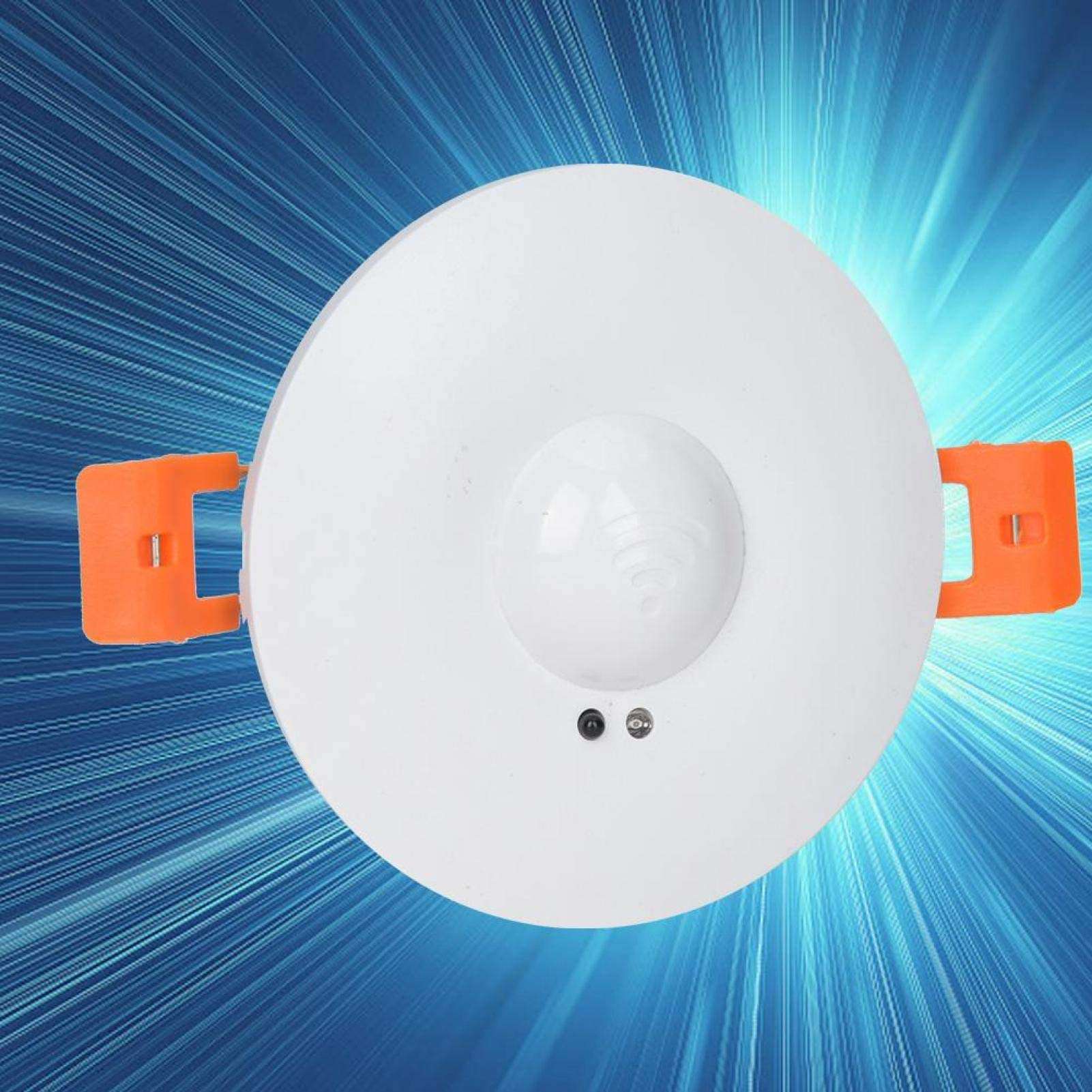 Adjustable Illumination 360-Degree Sensing Adjustable Durable Microwave Radar Motion Sensor Microwave Radar Sensor Induction Switch for Stairs Garages 6