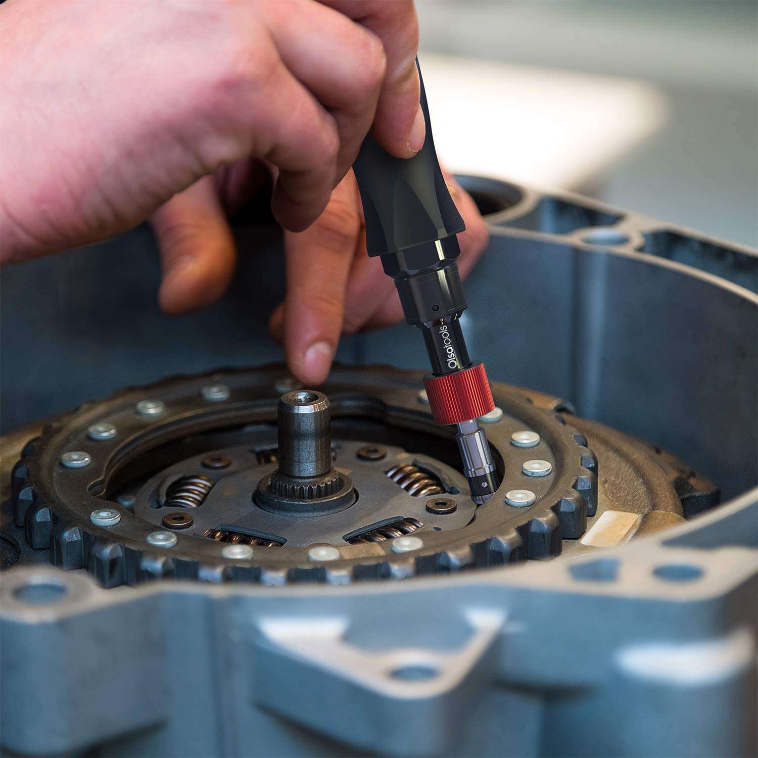 Olsa Tools Torque Screwdriver Set (10-50 in lb Torque Range) | Professional Grade Certified Limiting Torque Screwdriver | Inch Pounds Torque Driver Set 6