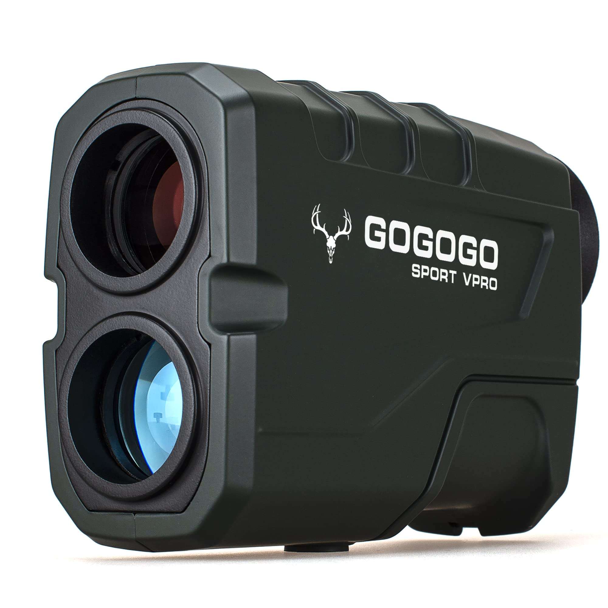 Gogogo Sport Vpro Green Hunting Rangefinder -1200 Yards Laser Range Finder for Hunting and Golf with Speed, Slope, Scan and Normal Measurements - Rechargeable - with USB Cable (1200 Yard) 1