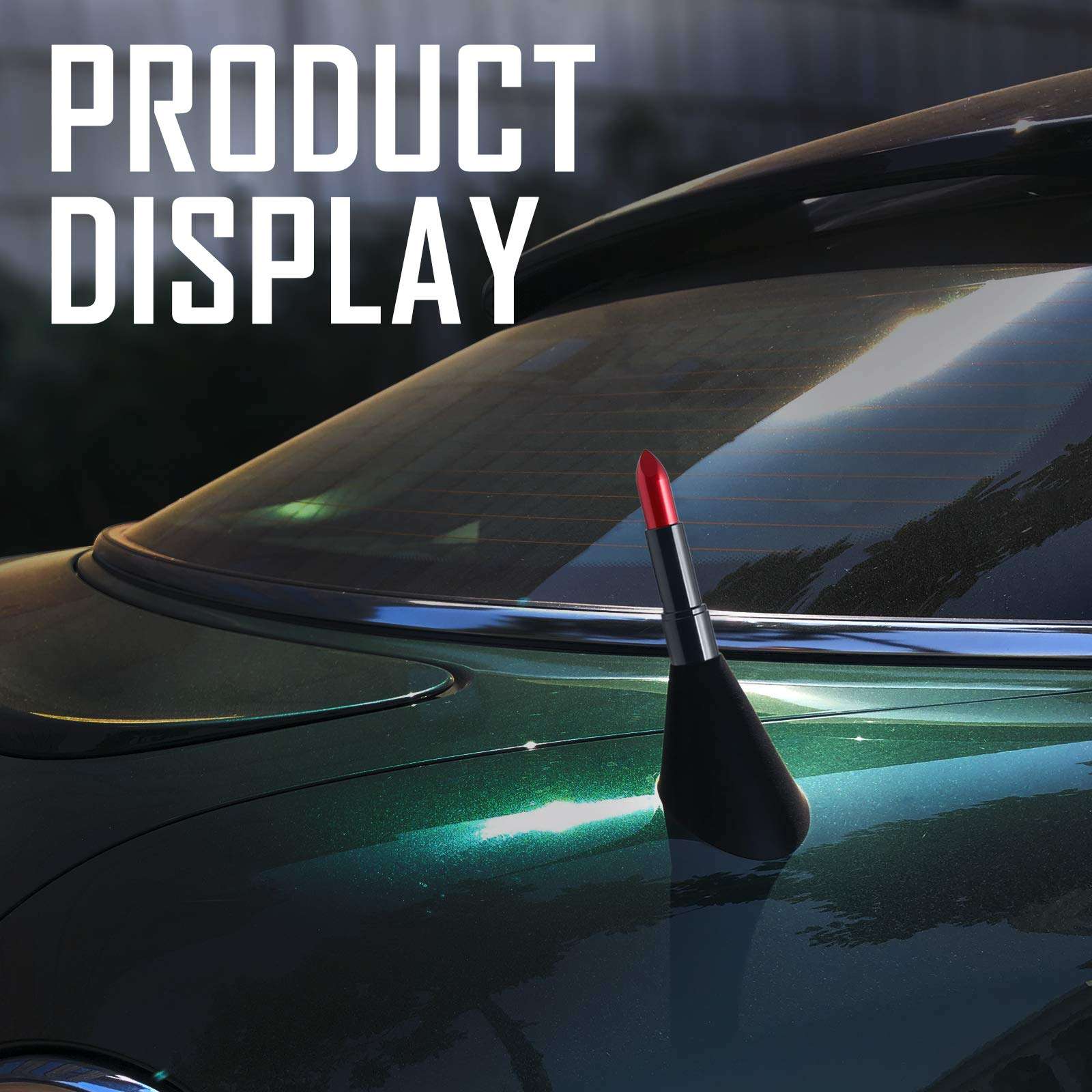 Elitezip Antenna Compatible with Buick Enclave 2016-2017 | Optimized AM/FM Reception with Tough Material | 2.5 Inches - Carbon Black 2