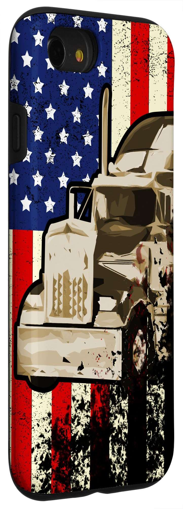 iPhone SE (2020) / 7 / 8 Truck Semi Driver Trucking Trucker Big Rig America US Gift Case 3