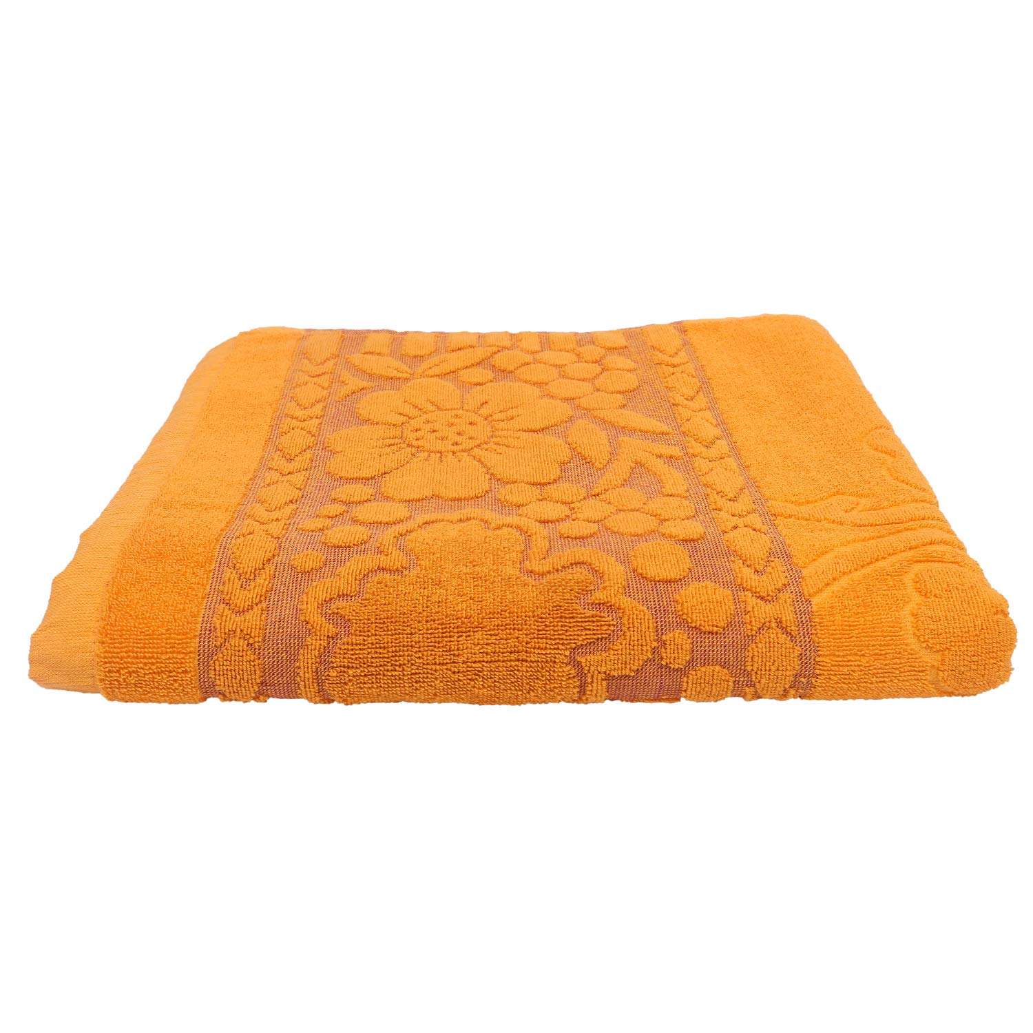 Kuber Industries 100% Cotton 5 Pieces Full Size Bath Towel 30"x60" (Yellow)-CTKTC29895 4