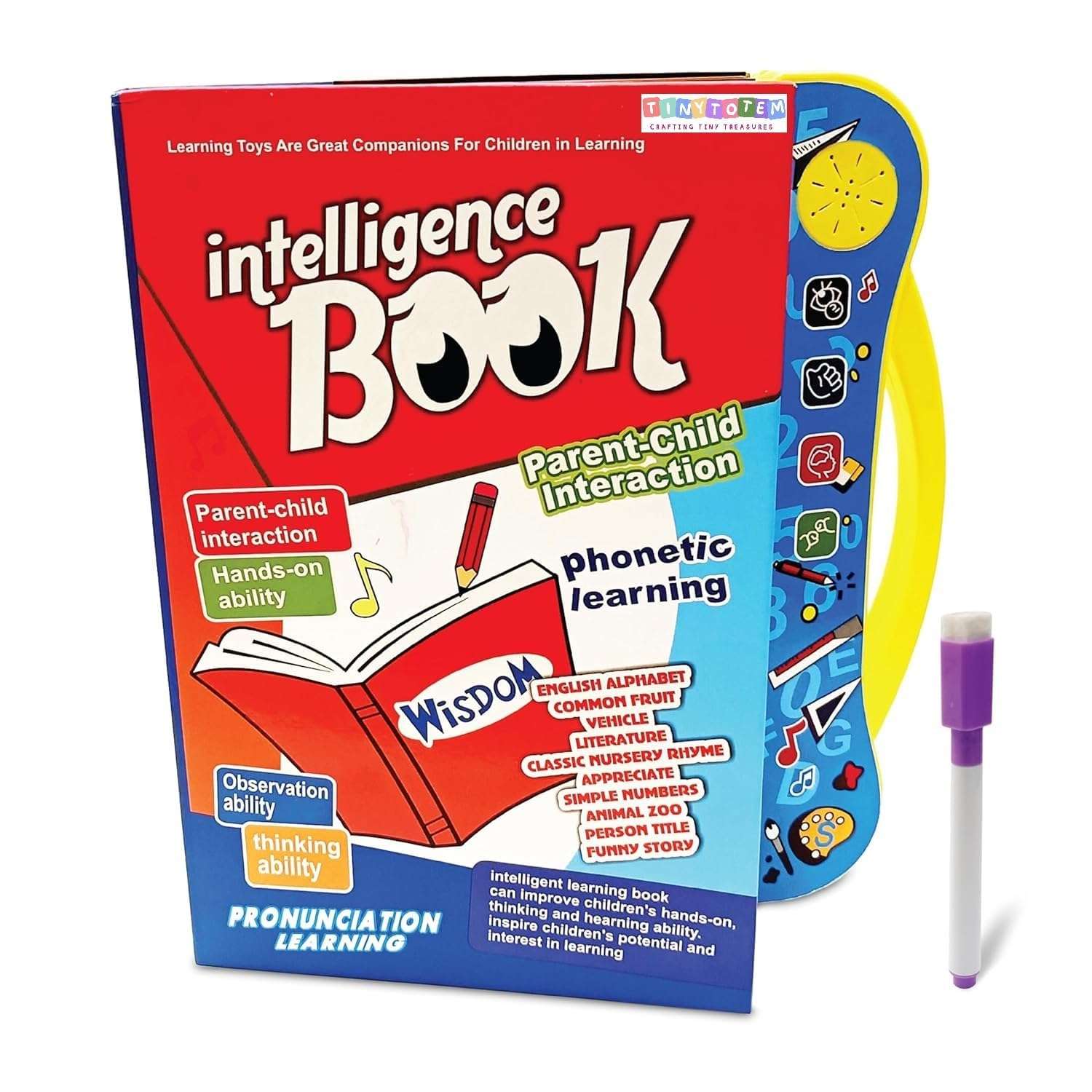 KMC KIDOZ Learning Book Early Childhood Education Study Book, English Reading Book (Multicolor) (skm105) 1