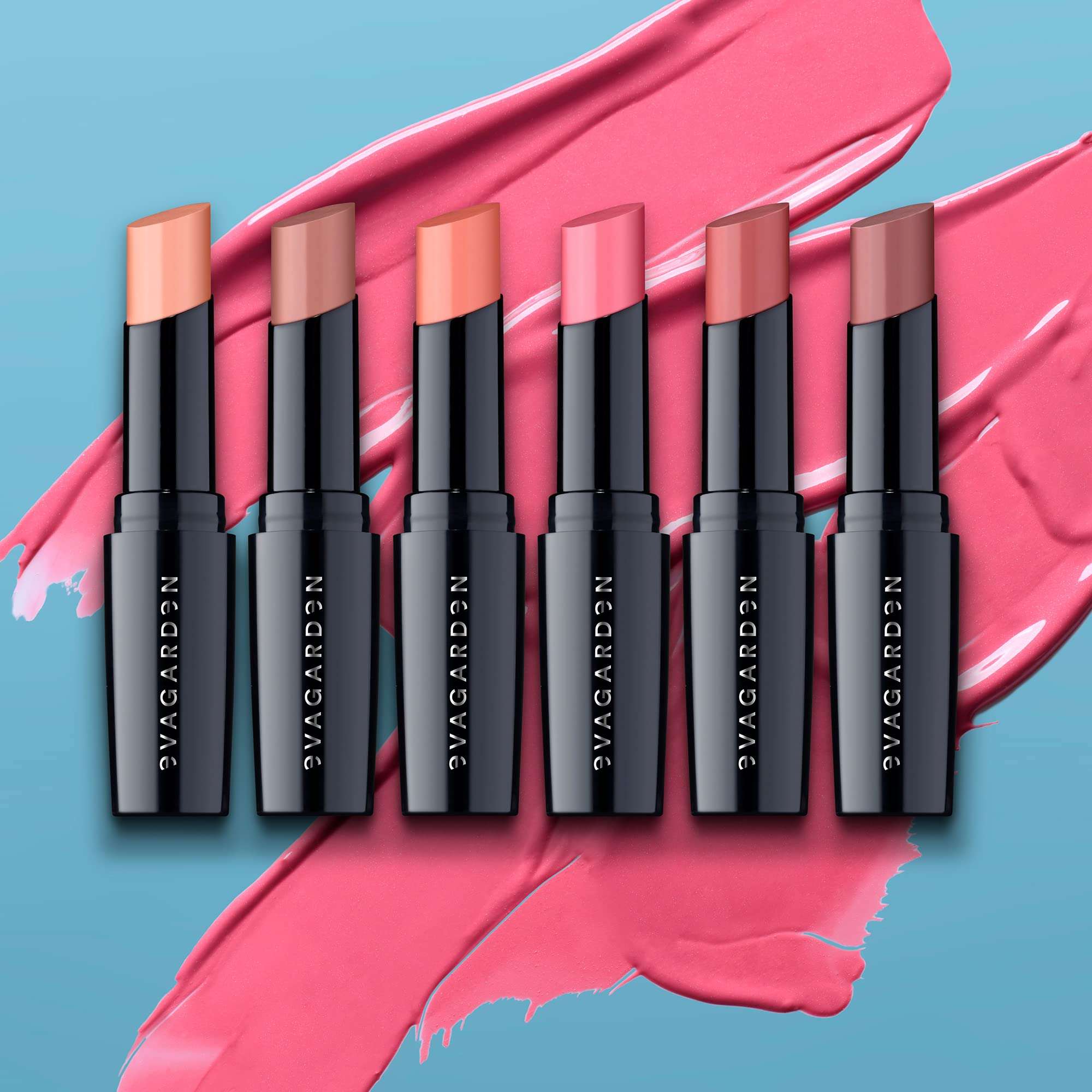 EVAGARDEN Pleasure Lipstick - Moisturizes and Nourishes - Protects with SPF - Soft Application Spreads Easily and Provides Smoothness - Gives Volume Effect and Bright Color - 661 Canyon Clay - 0.1 oz 6