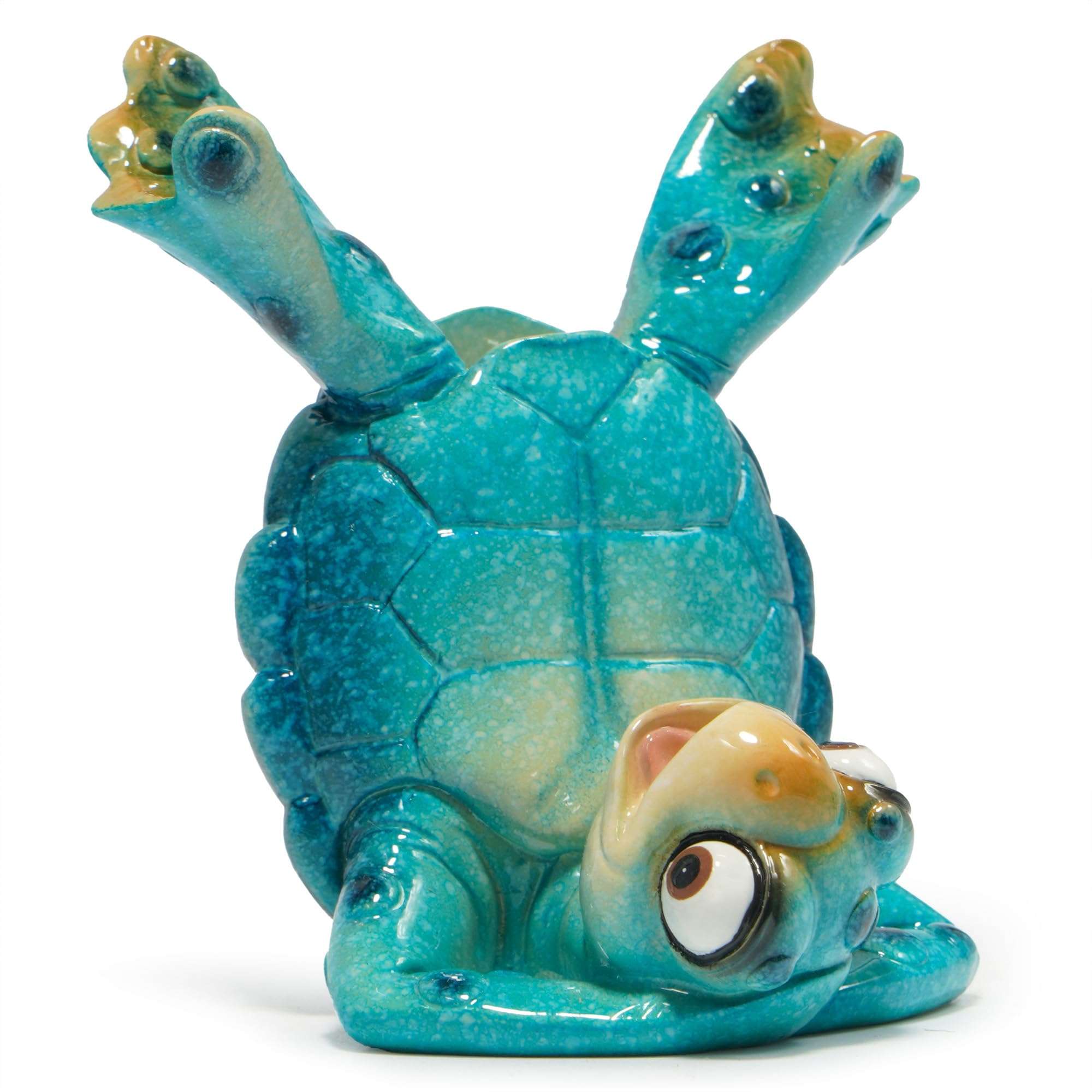 Hodao Blue Sea Turtle Toothbrush Holder Decoration, Spring/Summer Bathroom Decor, Figurine 3