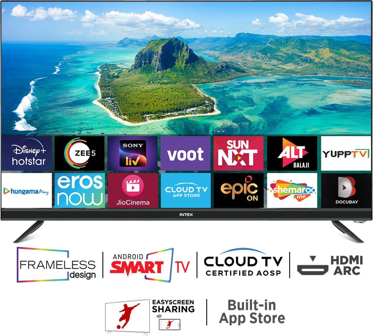 Intex 80 cm (32 inches) HD Ready Smart LED TVLED-SHF3289 (Black) 3