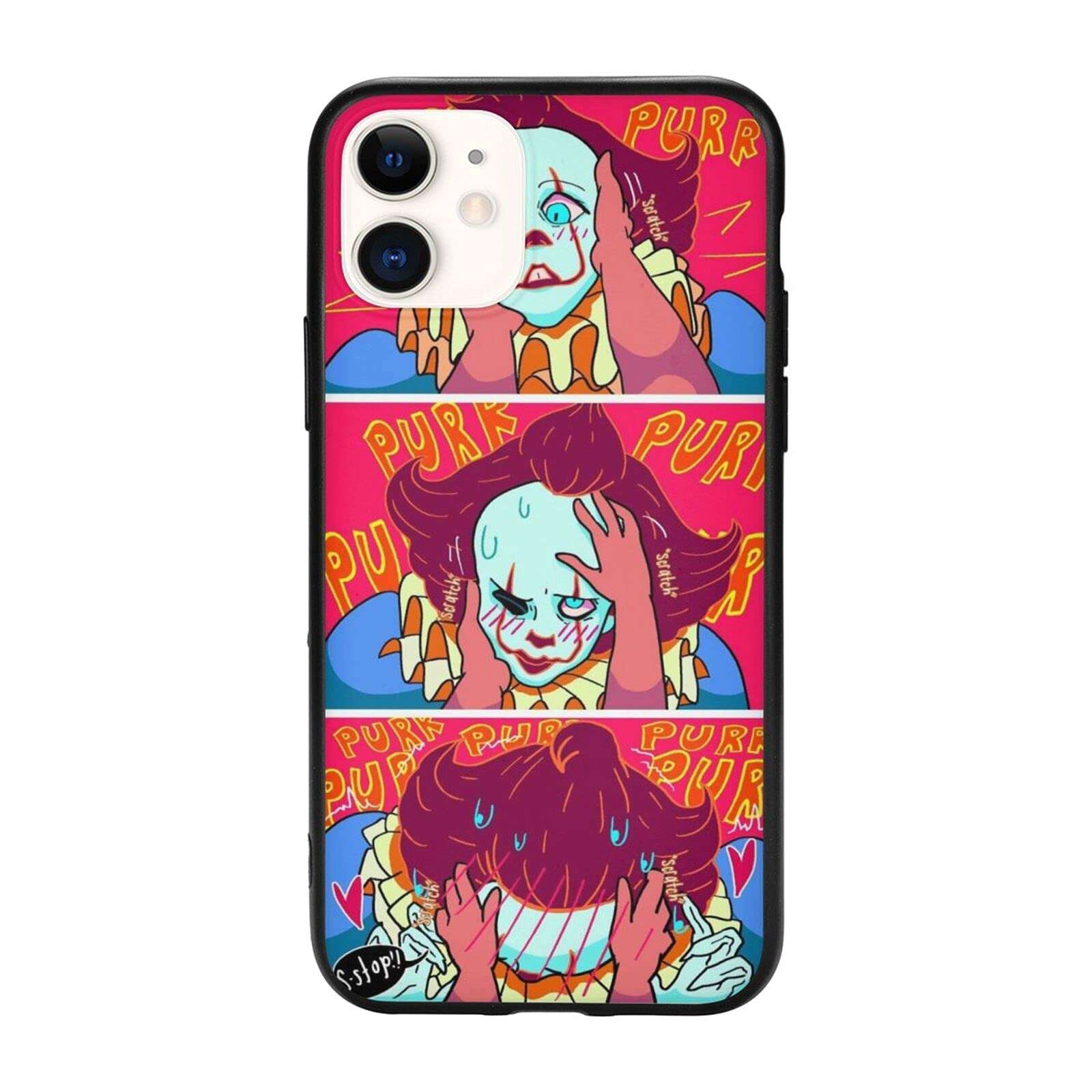 Phone Case Horror Movies Comics Anime Manga Soft,Protection Shockproof Water-Resistance Cover Non-Slip Liquid Silicone Gel Rubber Shell Full Cover 1