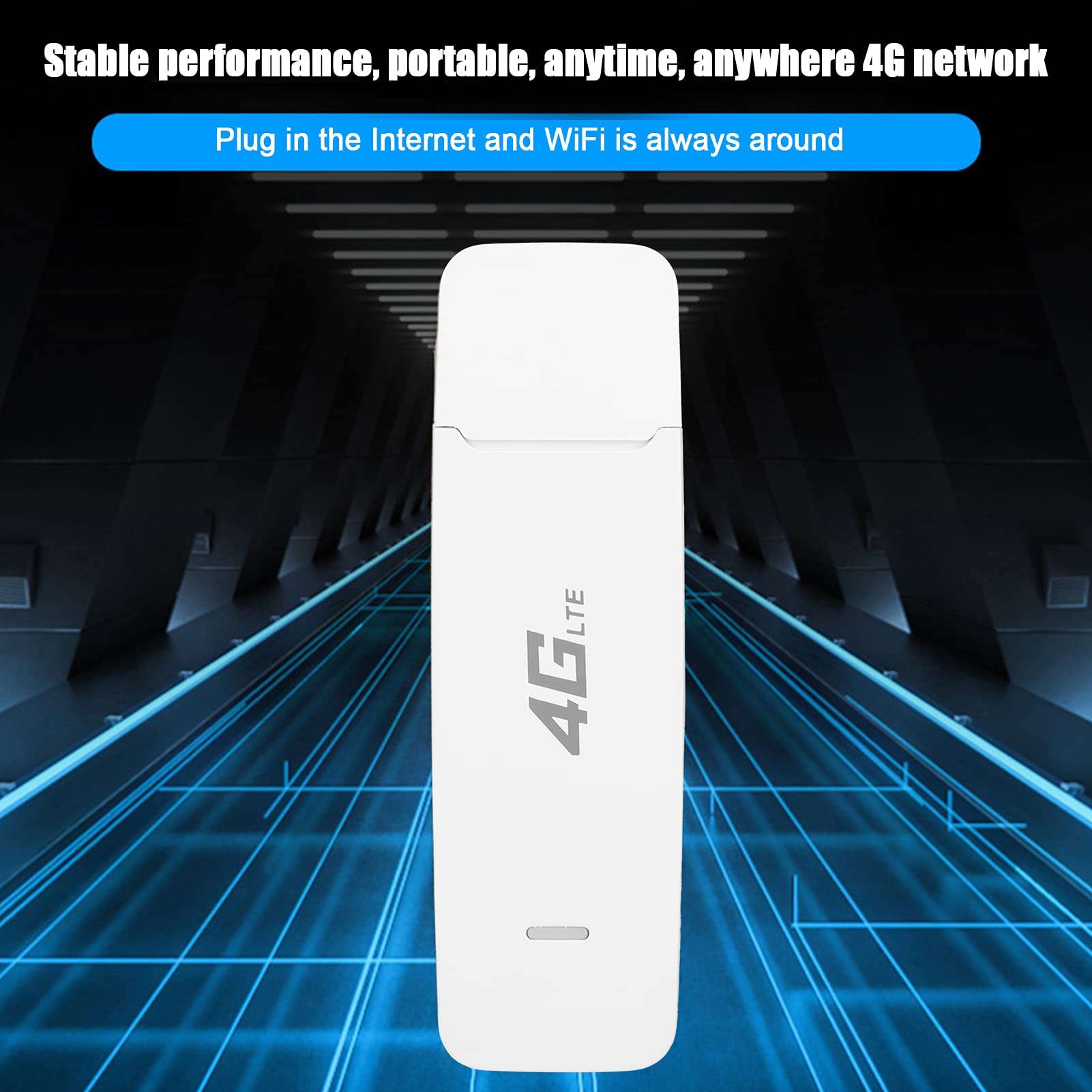 4G WiFi Hotspot Built in WPA Encryption Method Safe Internet Support 4g Network Downstream Speed 150mbps, Up Stream Rate 50mbps(UF10) 5