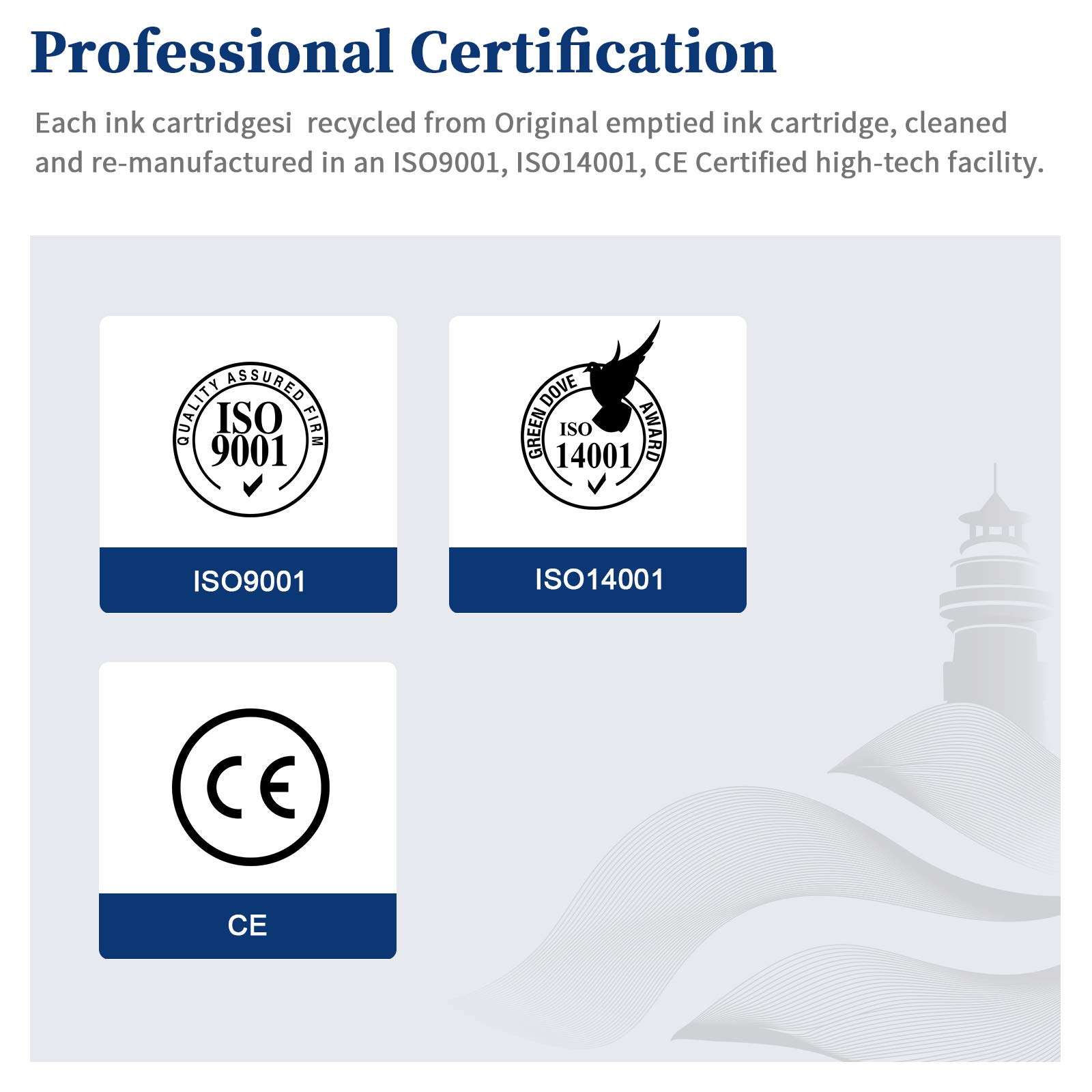 InkSpirit Remanufactured Ink Cartridge Replacement for 60 60XL Black Use with PhotoSmart C4680 C4780 C4795 D110a for DeskJet F4480 D2530 F4280 F4580 F2430 for Envy 120 100 110 114 6