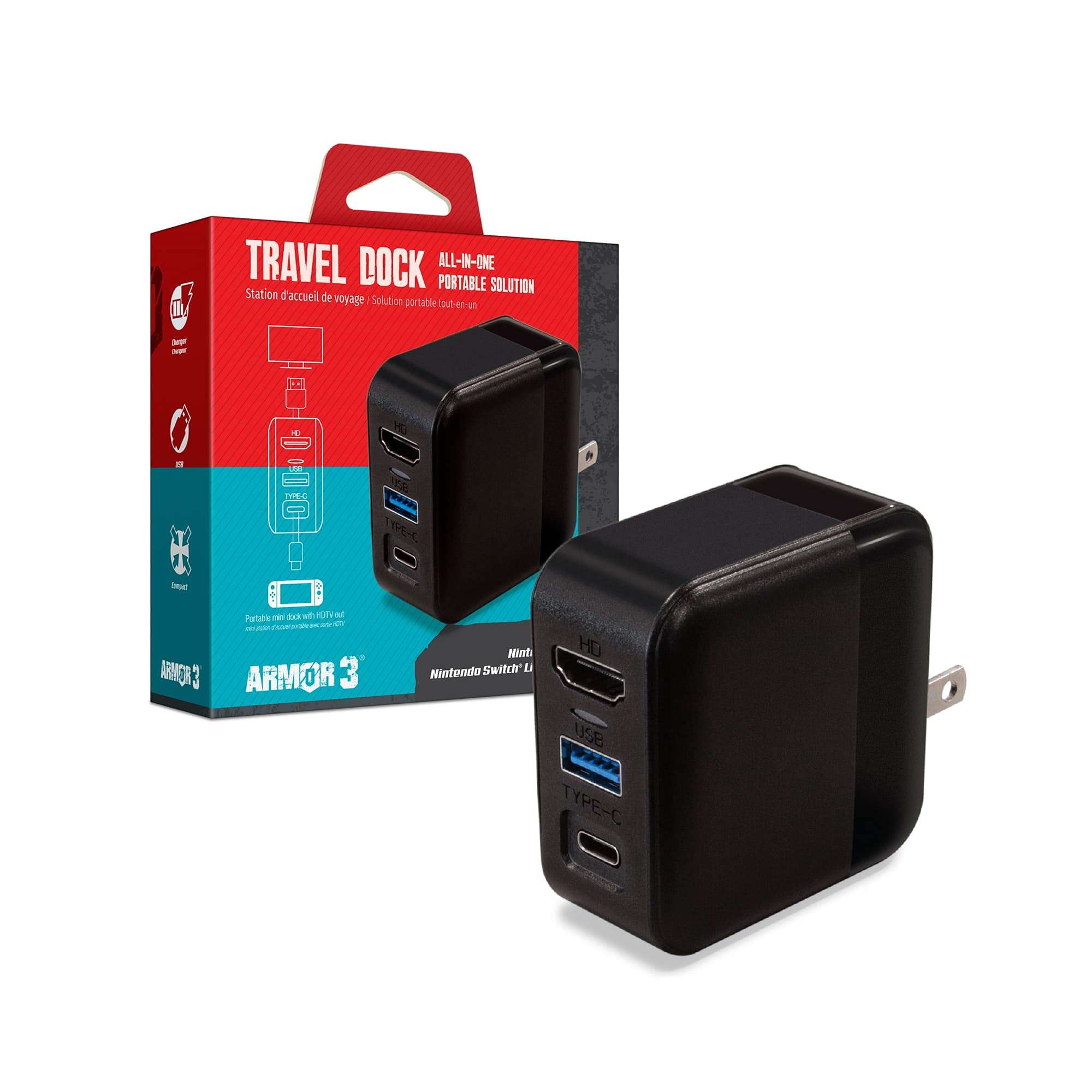 Armor3 Travel Dock for Nintendo Switch (Multi-Function) - Nintendo Switch; 1