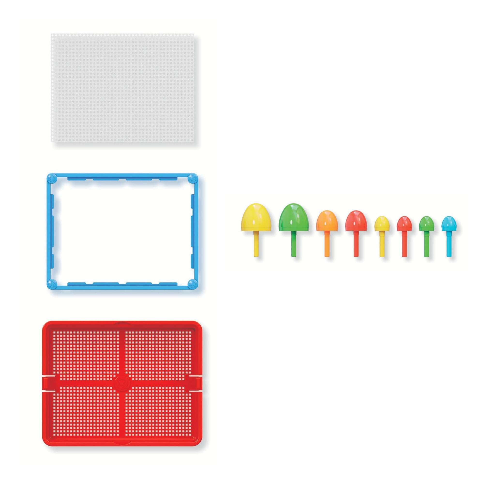 Quercetti - Fanta Color Portable Misto - Art Pegboard Set for Ages 3 Years & Up, Multicolor (2122) 3