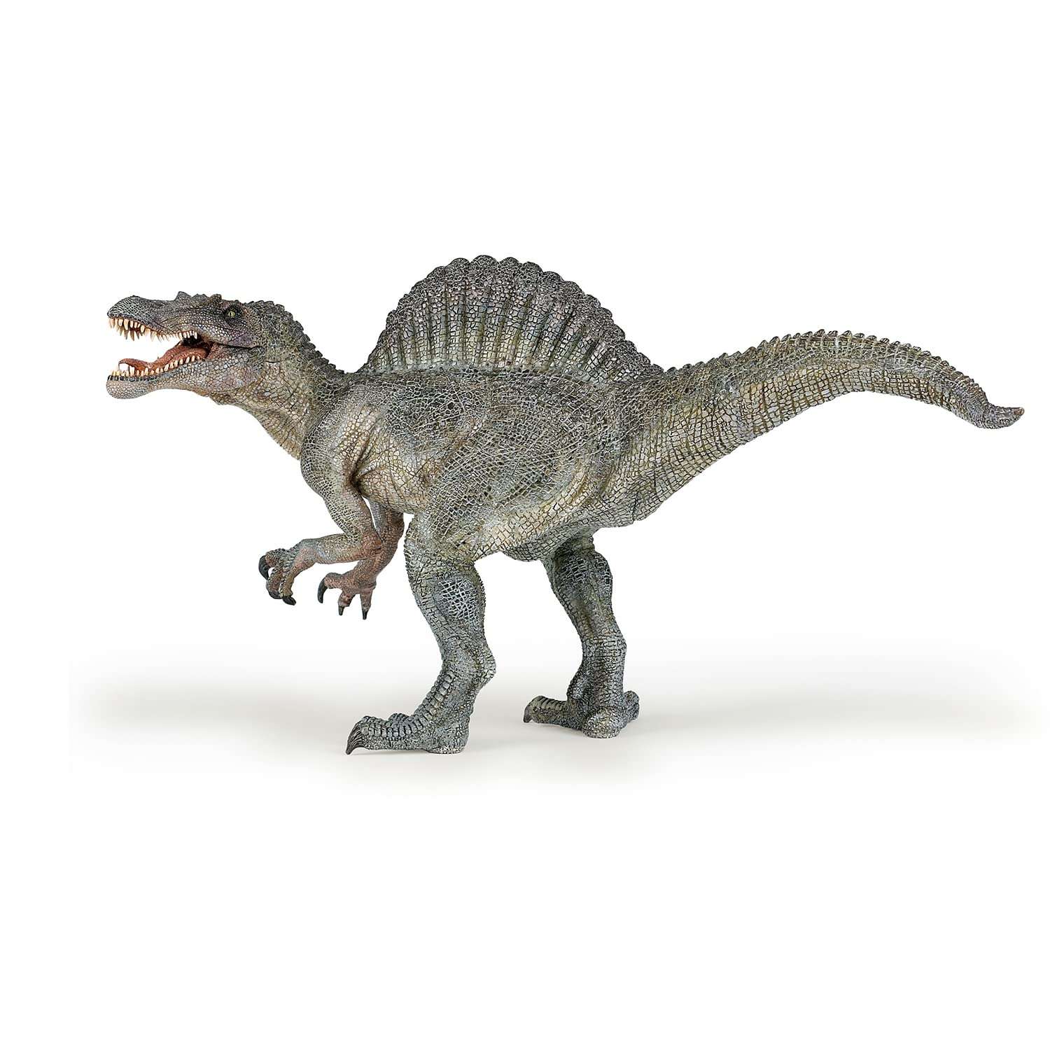 Papo - Spinosaurus Dinosaur Figurine - Prehistoric Predator Toy for Kids Age 3+ - Hand-Painted Realistic Cretaceous Carnivore - Educational Collectible Model - 31 x 13 x 17 cm - 55011 1