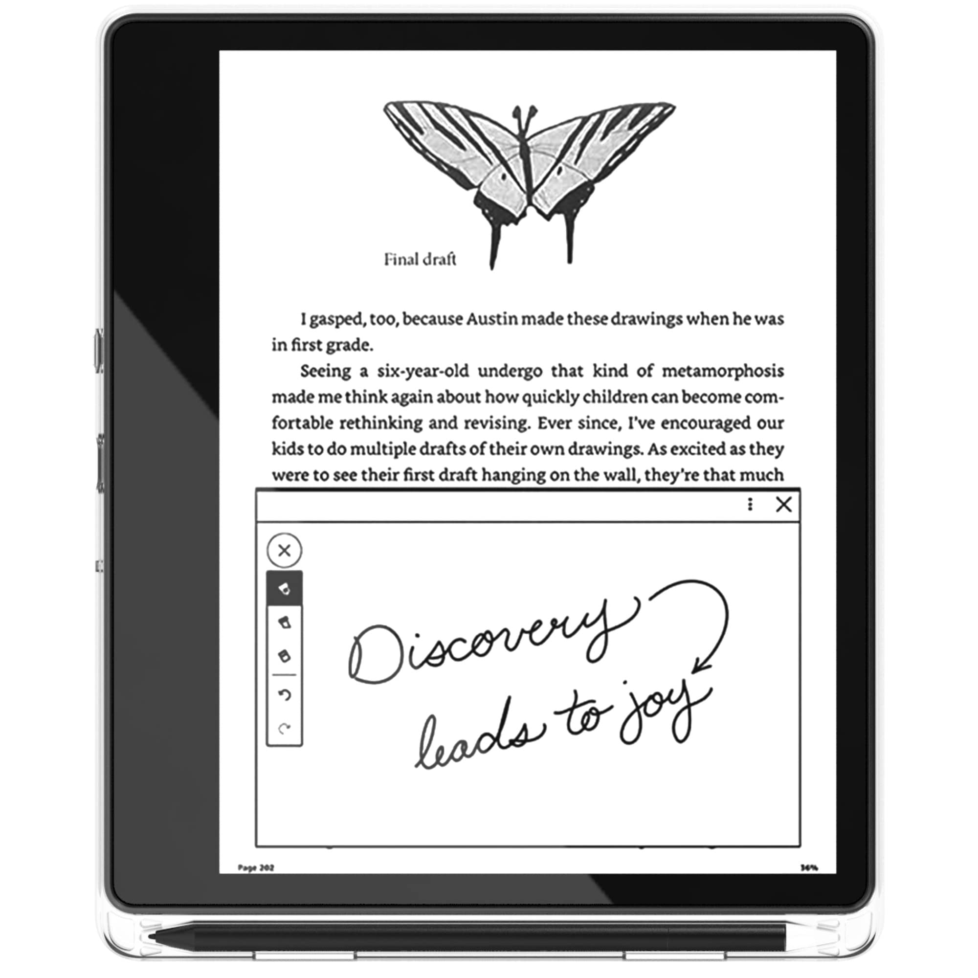 Made for Amazon Snap-in Clear Case, for Kindle Scribe (2022 Release) 5
