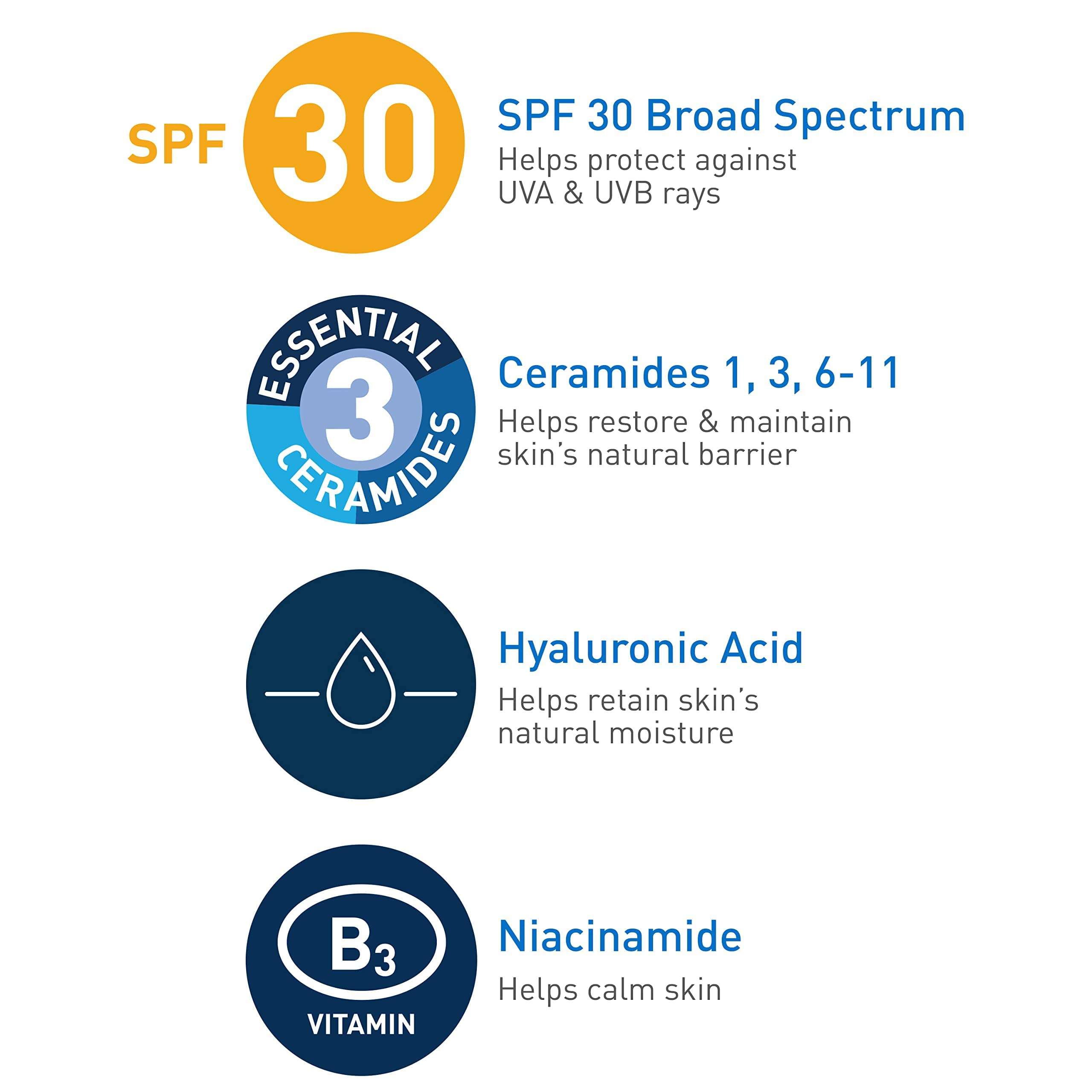 CeraVe Moisturizing SPF 30 Facial Lotion Am, 89ml 2