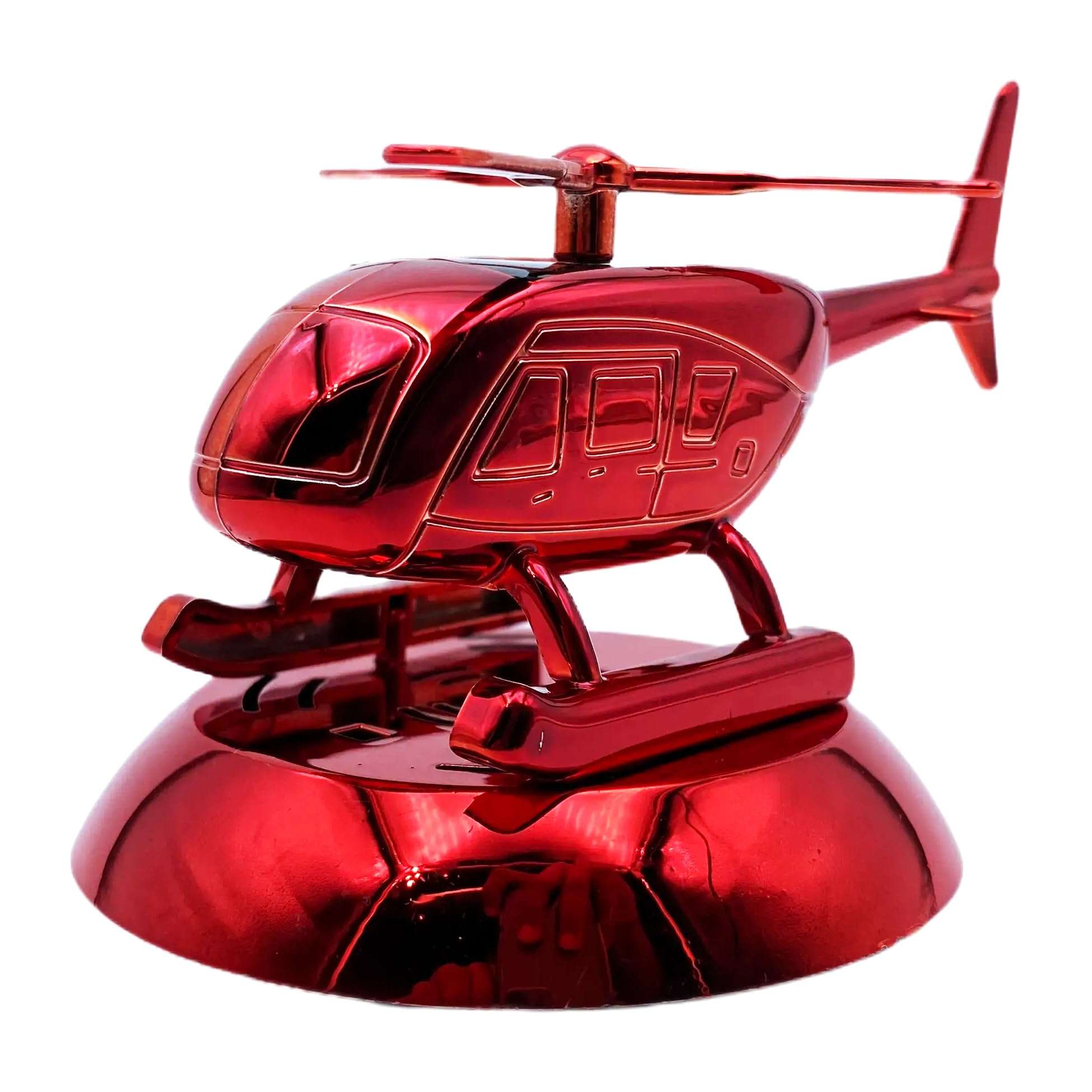 Look&Took Car Desk Board Solar Power Mini Helicopter Air Freshener With Perfume Pouch For Toyota Yaris VX CVT 1