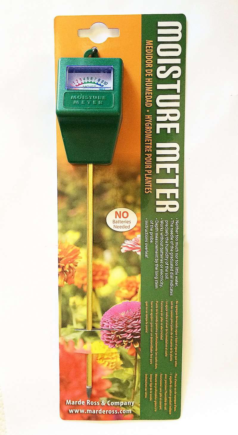 2 Water Saver Moisture Probes for Indoor/Outdoor Plant Monitoring. Can Measure Different Depths. Instructions in English, Spanish and French. 2