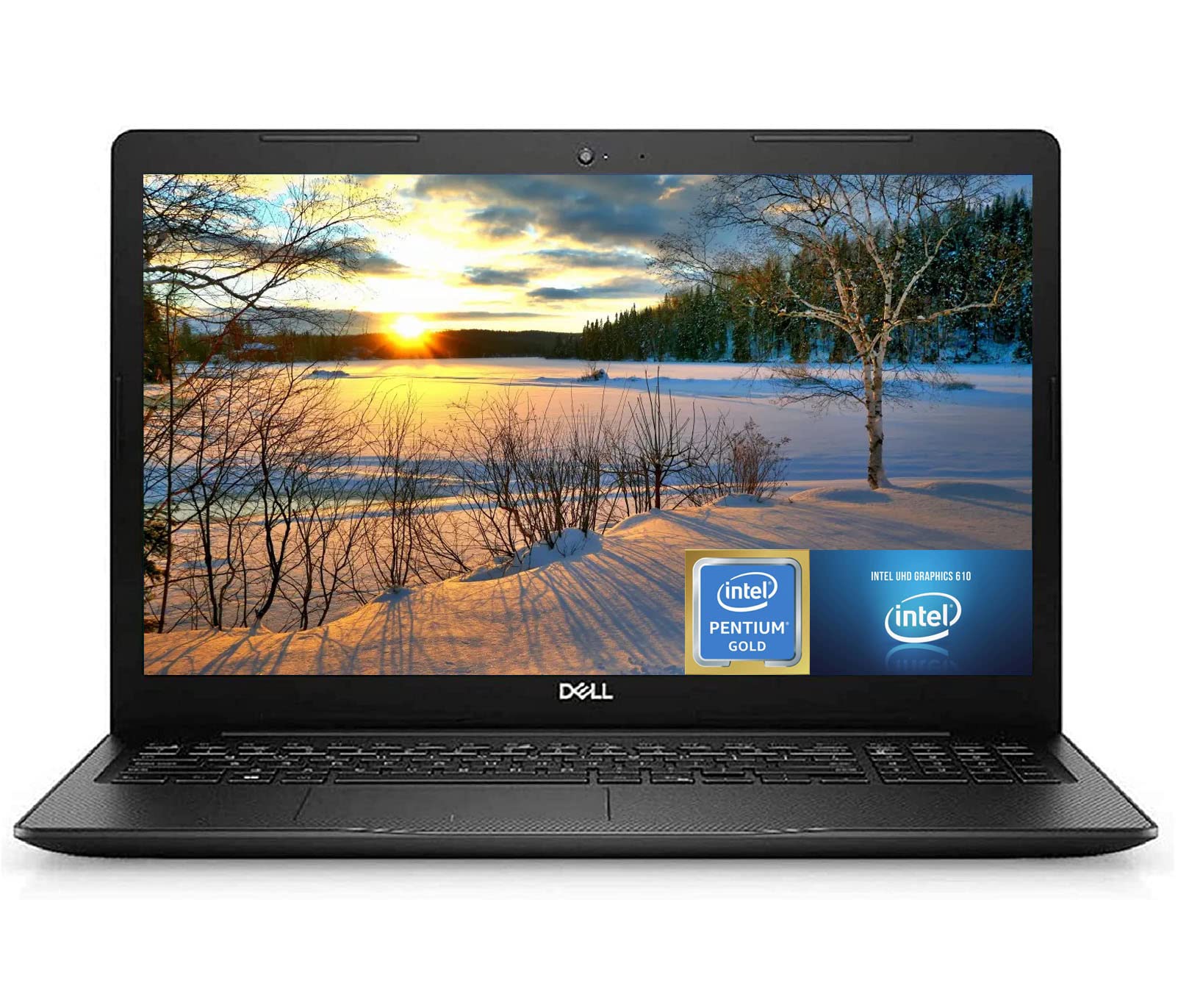 Dell Newest Inspiron Laptop, 15.6" HD Display, Intel Pentium Gold 5405U, 16GB RAM, 256GB SSD, Intel UHD Graphics 610, HDMI, Webcam, Windows 10