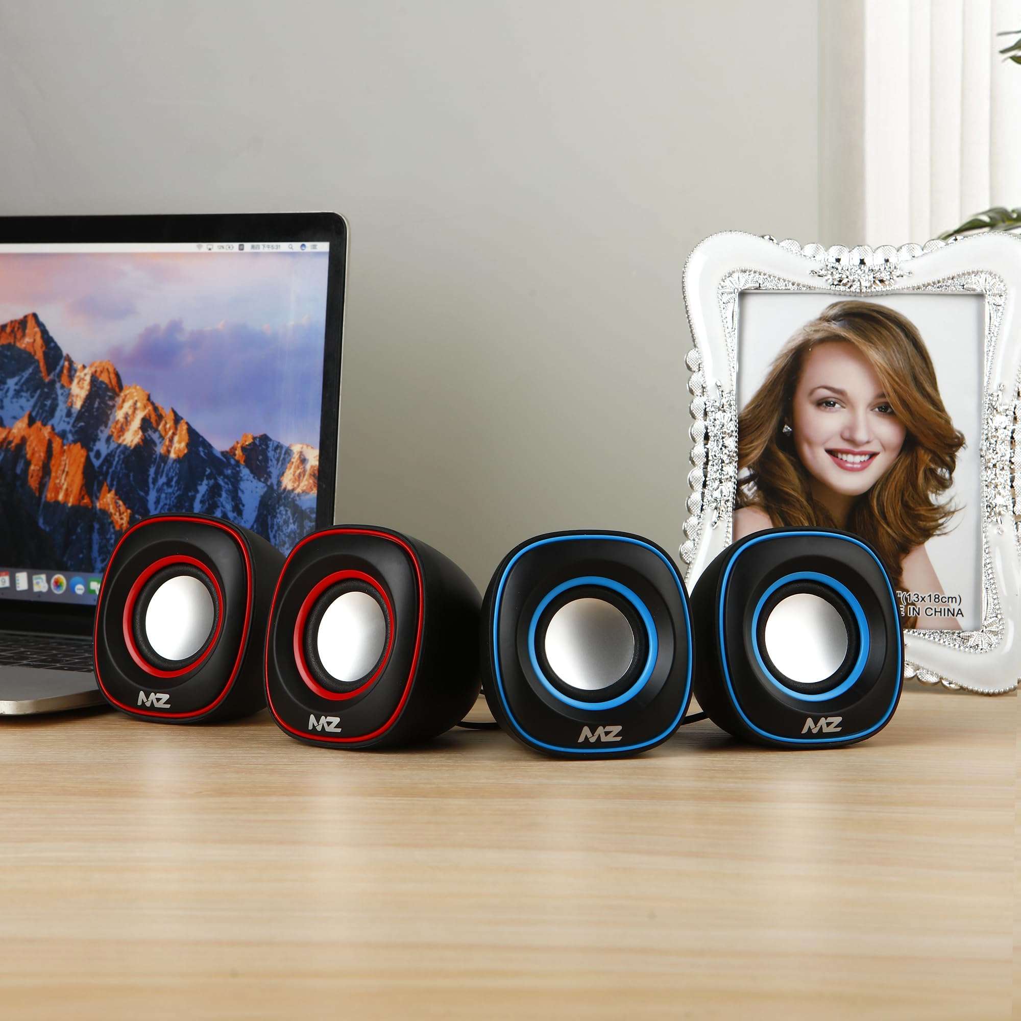 MZ X314 (Desktop Speaker) 2.0 Multifunctional Heavy Bass USB Speaker 3W Power 4