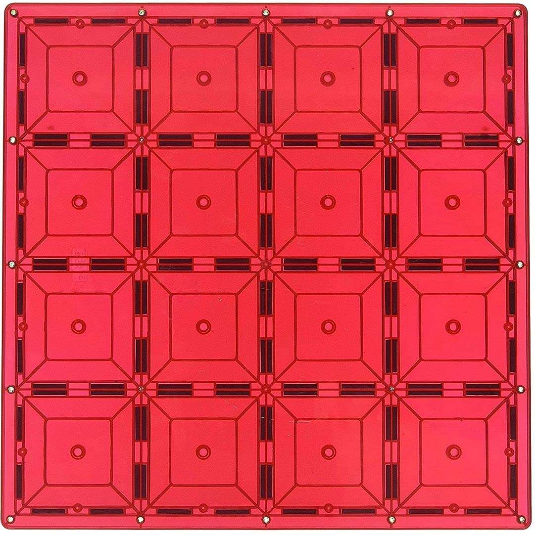 Shapemags Magnet Building Tiles Magnetic Blocks - Baseplate Stabilizer Building Tile Kit, Award Winning STEM Educational 3D Construction Blocks Set 1