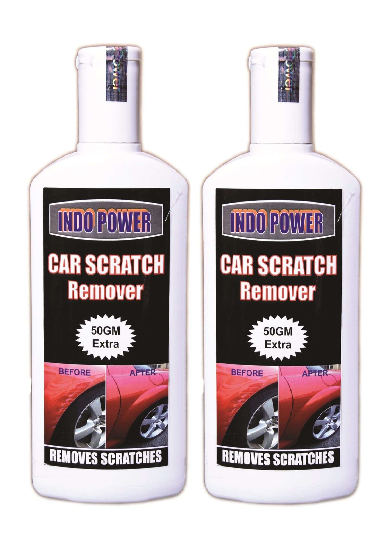 INDOPOWER® R1435- CAR Scratch Remover (2pc x200gm). All Colour Car & Bike Scratch Remover Advanced formula Rubbing Compound (Not for Dent & Deep Scratches). 1