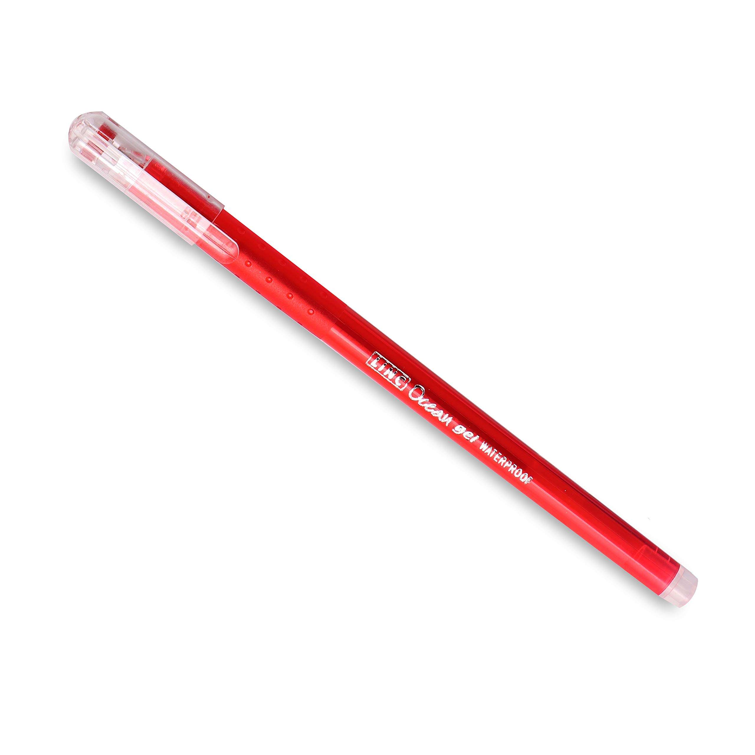 Linc Ocean Classic Gel Pen, Red, 10 pcs 2