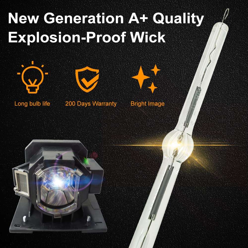 CTLAMP A+Quality DT01931 Professional Replacement Projector Lamp Bulb with Housing Compatible with Hitachi CP-WU5500 CP-WU5505 CP-WX5500 CP-WX5505 CP-X5550 CP-WU5506M 3
