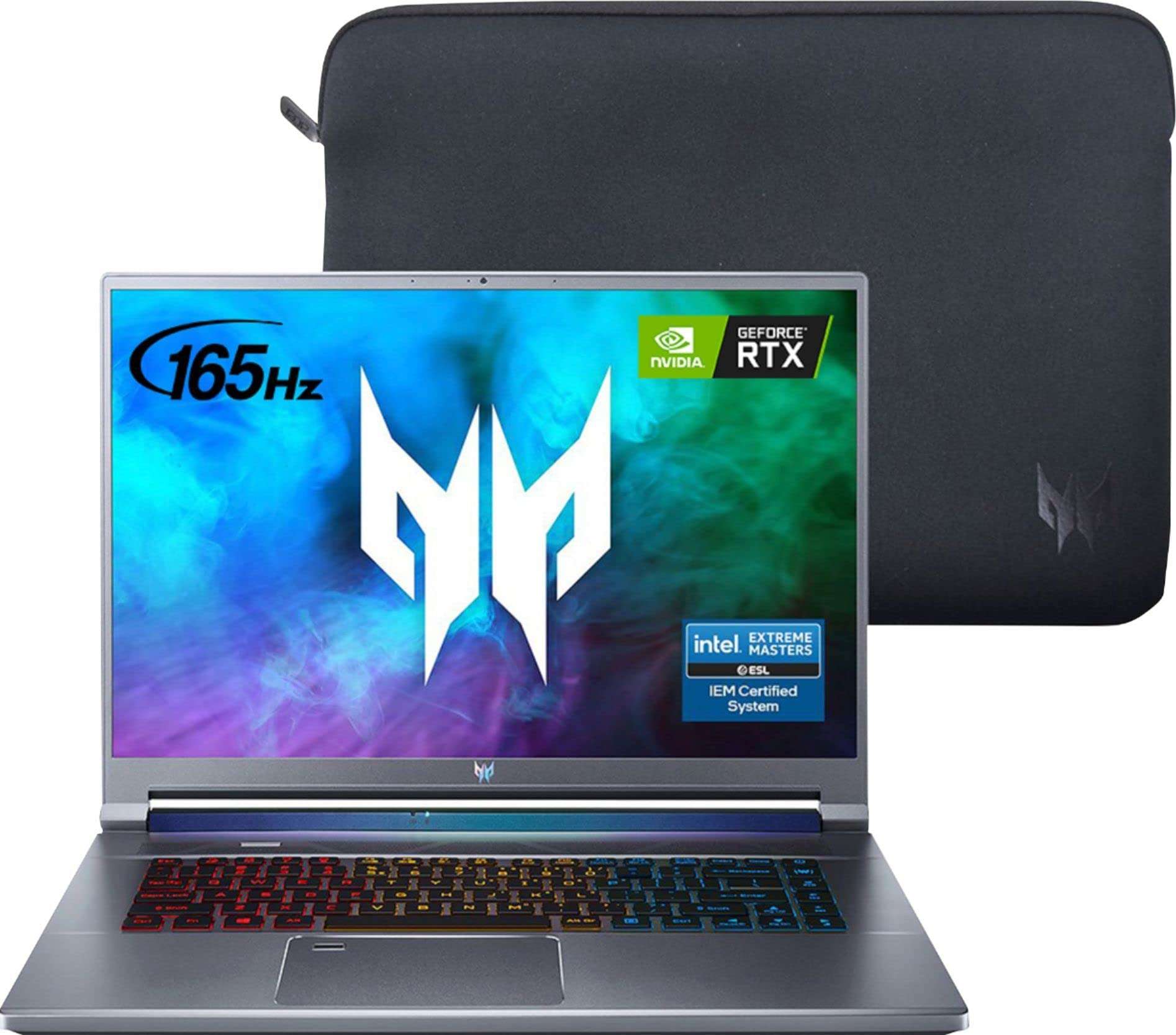 Acer Newest Predator Triton 500 SE 16" WQXGA 165 Hz IPS Gaming Laptop, Intel i7-11800H 8 Cores, NVIDIA RTX 3060 6GB, 64GB DDR4 2TB NVMe SSD, Wi-Fi 6, Type-C, RJ45, RGB Backlit Keyboard, Win 11 Home 1