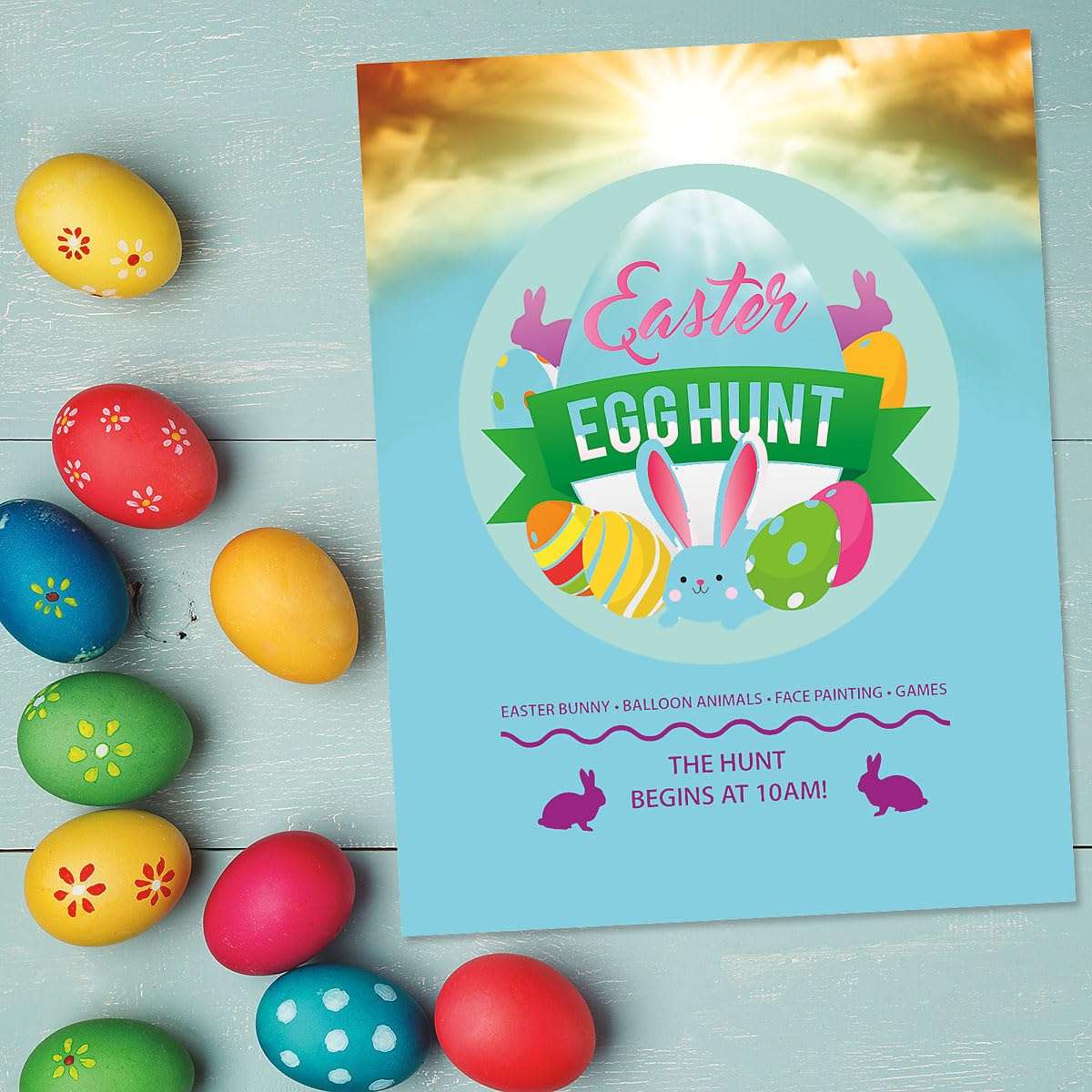 Current Sunrise Easter Decorative Letter Paper - Religious Stationery Papers, Printable Confirmation, Communion, Baptism, Wedding, & Easter Cards, Christian Letterhead Sheets, Set of 25, 8 1/2" x 11" 3