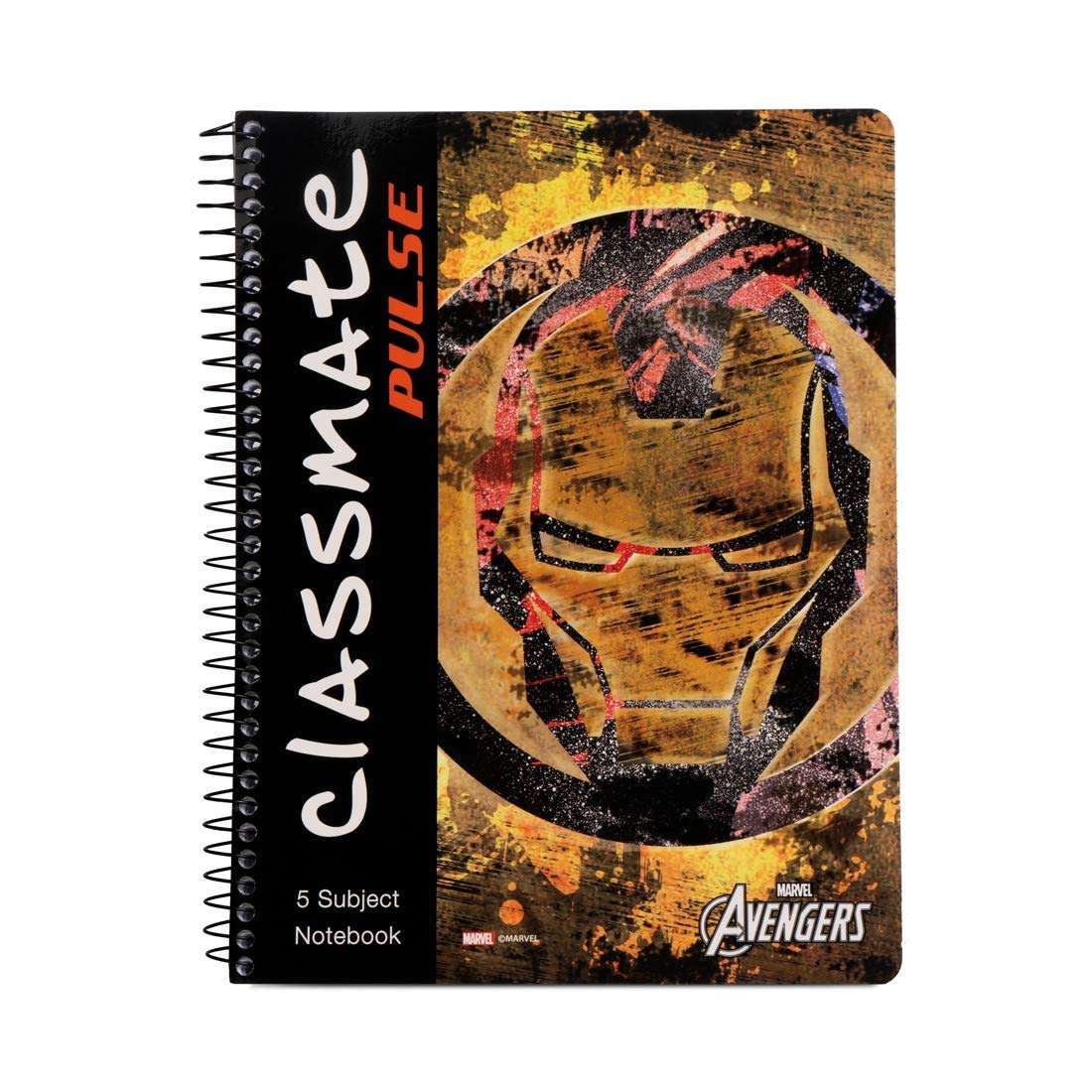 Classmate 2100117 Soft Cover 6 Subject Spiral Binding Notebook, Single Line, 300 Pages & Classmate Soft Cover 5 Subject Spiral Binding Notebook, Single Line, 250 Pages 6