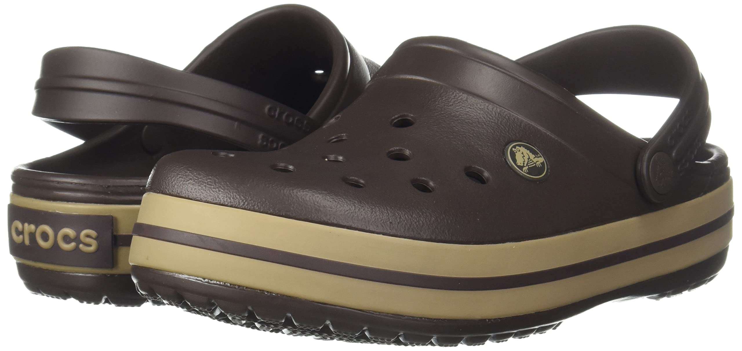 crocs Unisex-Adult Crocband Espresso/Khaki Clog - 4 UK Men/ 5 UK Women (M5W7) (11016-22Y) 3