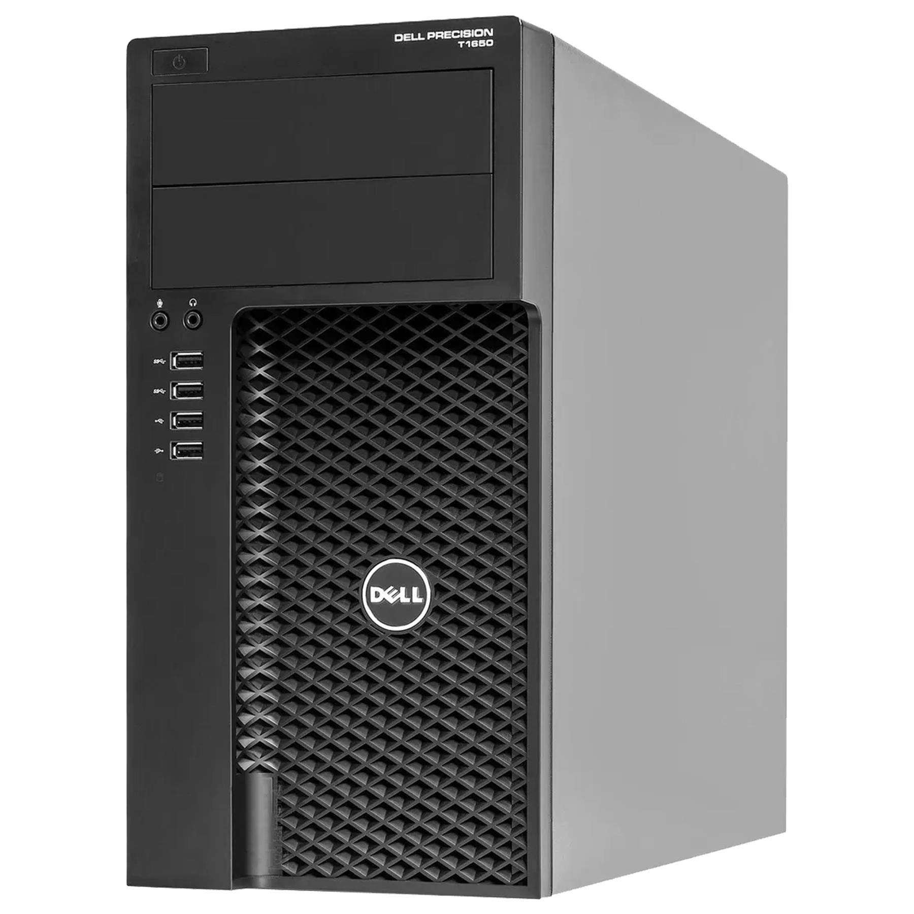 Dell Precision T1650 Tower Fast Desktop Computer PC - Quad Core Intel i5 3rd Gen, 16GB DDR3, 256GB SSD, New Keyboard, Mouse, New WiFi, Windows 10 Home(Renewed) 1