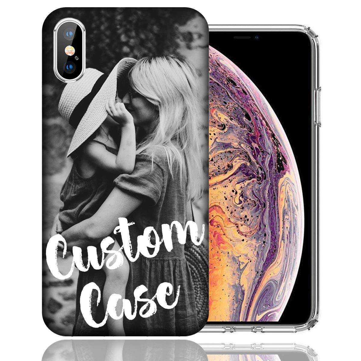 MUNDAZE Personalized Photo Phone case for iPhone Xs 5.8 Inch - Create Custom Case with Your Own Picture, Perfect Valentine Day Gift 1