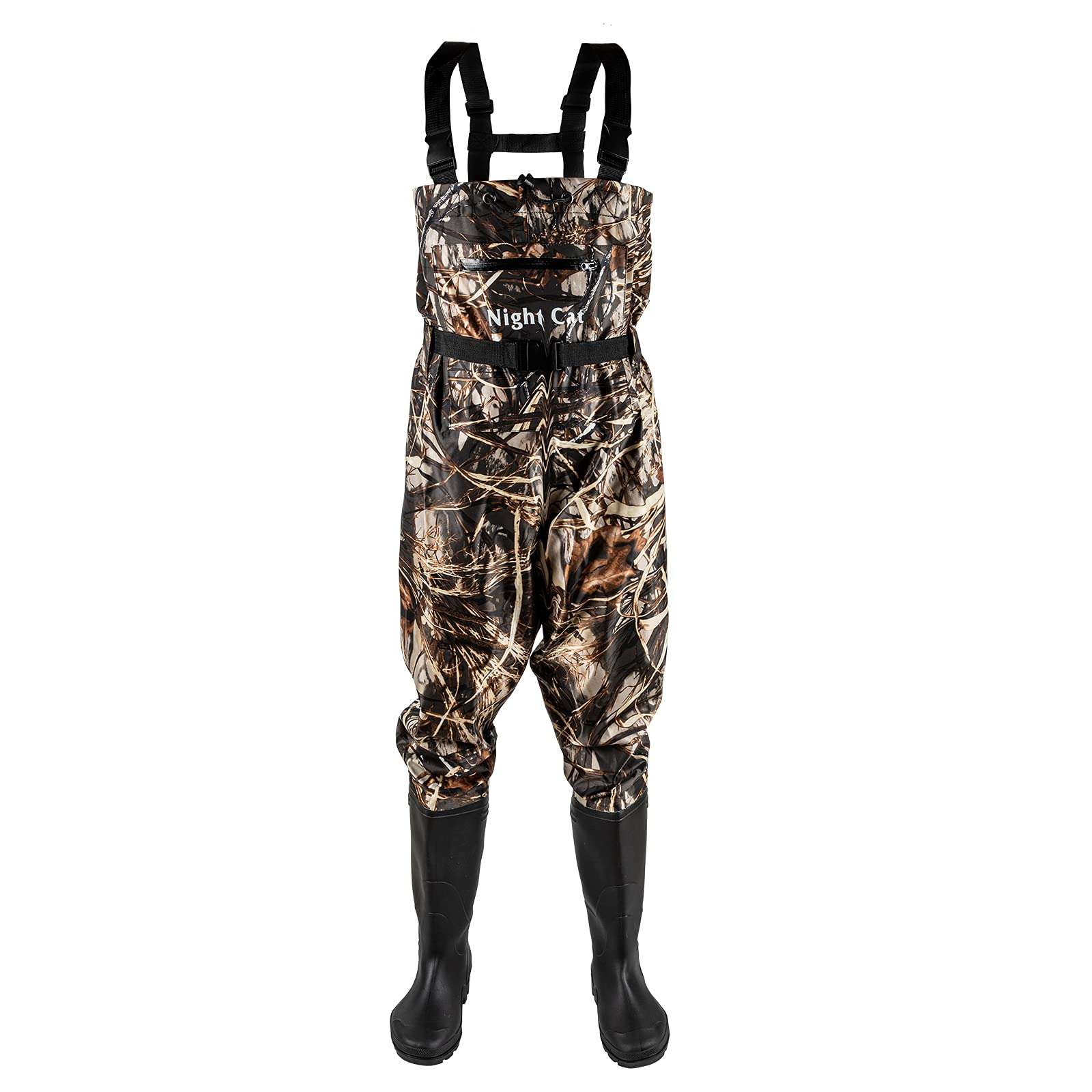 Night Cat Fishing Waders for Men Women Waterproof Hunting Chest Wader with Bootfoot Belt Breathable Lightweight Camouflage Size 7 1