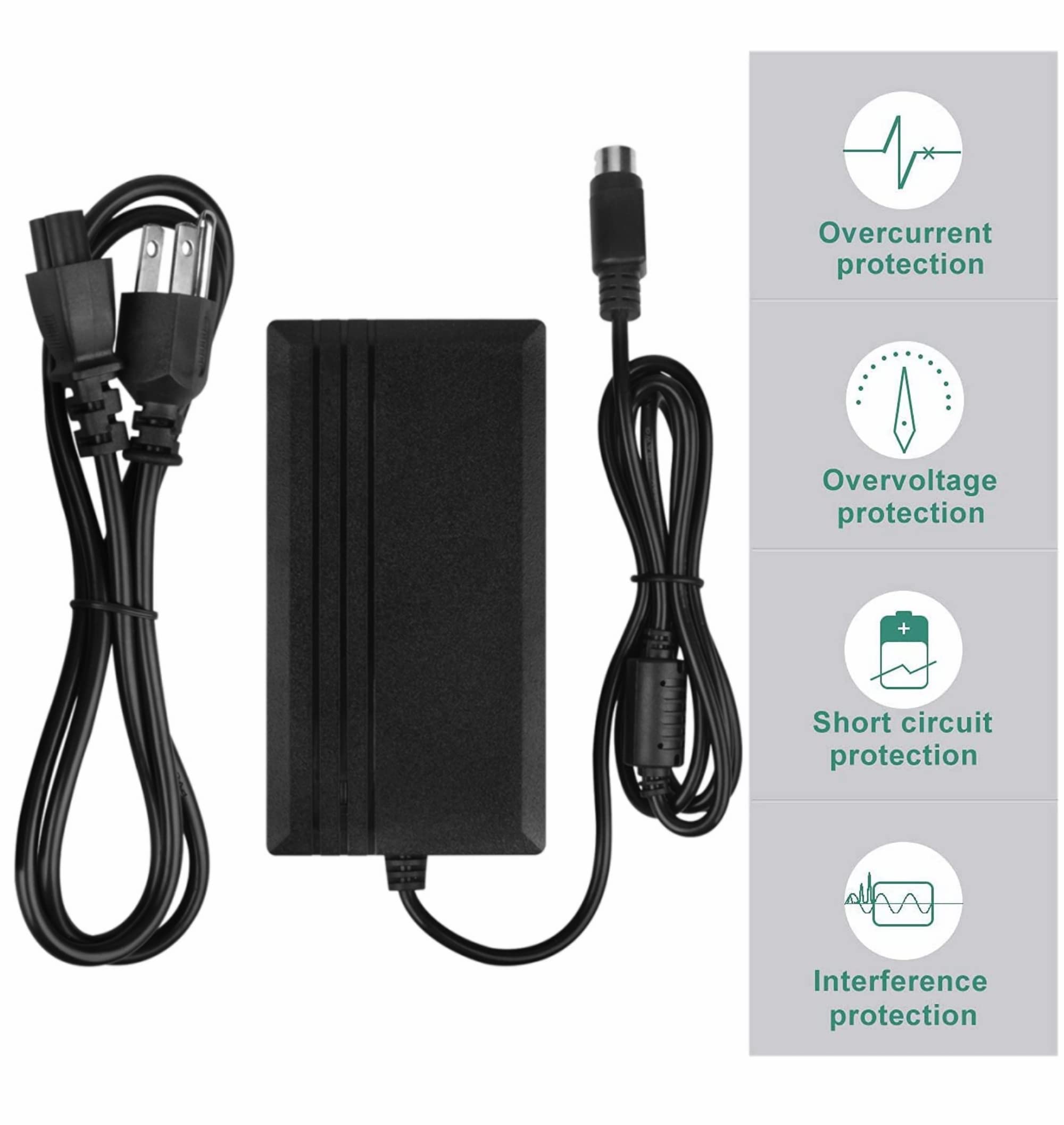 Jantoy AC Adapter Compatible with Epson TM-S1000 TMS1000 M236A Check Reader Scanner Power Supply 3