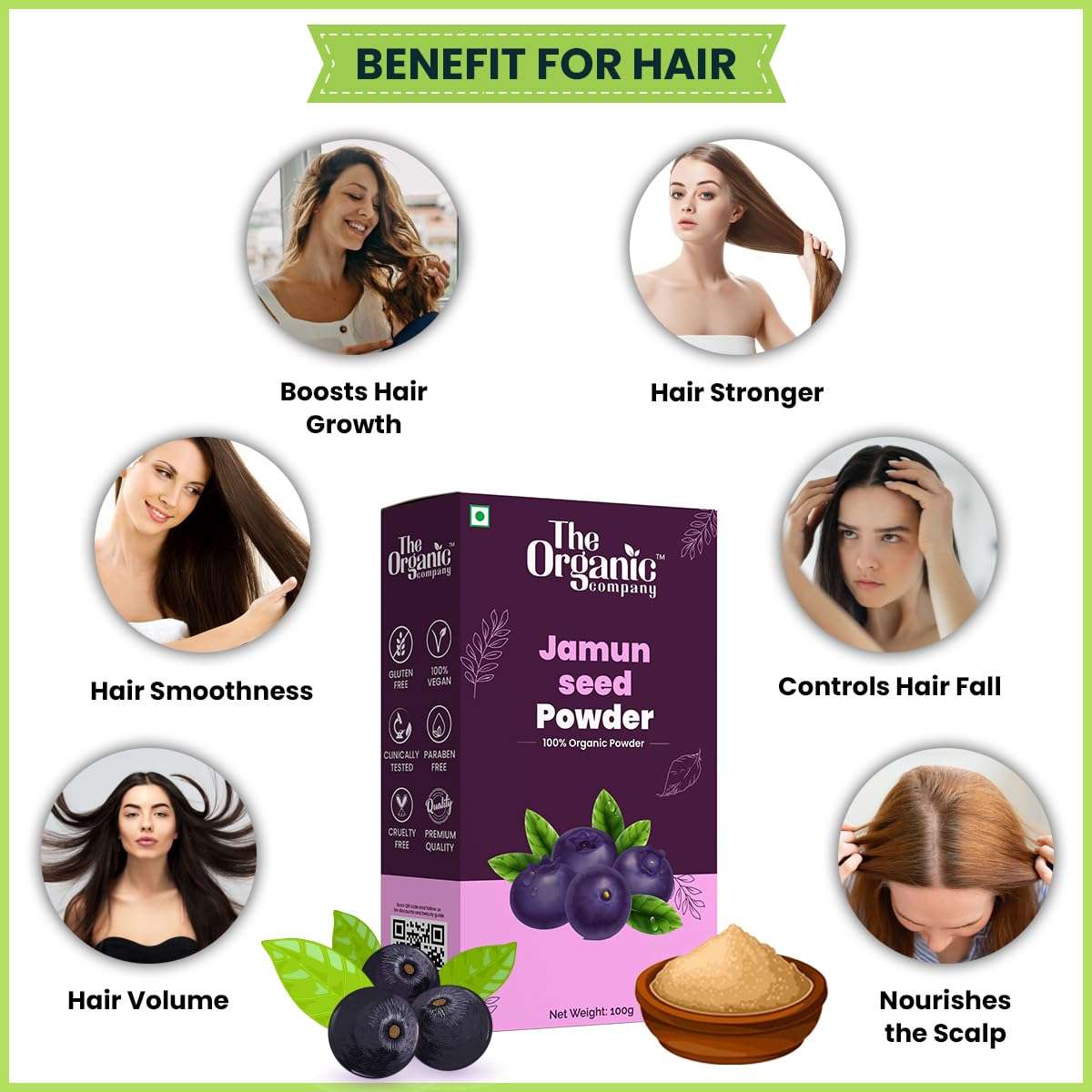 Blackberry Seeds Powder | Jamun Seeds | Java Plum | Jamun Berries For Skin Care(Face Mask, Evens Skin Tone), Heart, Diabetes, Weight Loss and Immunity Booster, Good for Diabetes Control 6