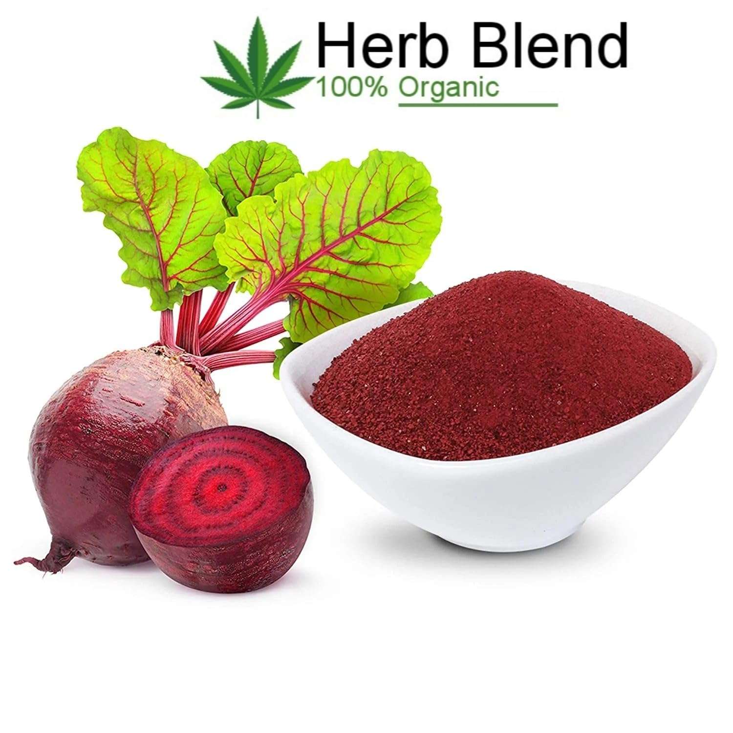 Herb Blend Pure Organic Beetroot (SuperFood) (Beta Vulgaris), Orange Peel FacePack and Sandalwood (Chandan) Powder For Face & Skin Care (300gm) (100gm Each) 5