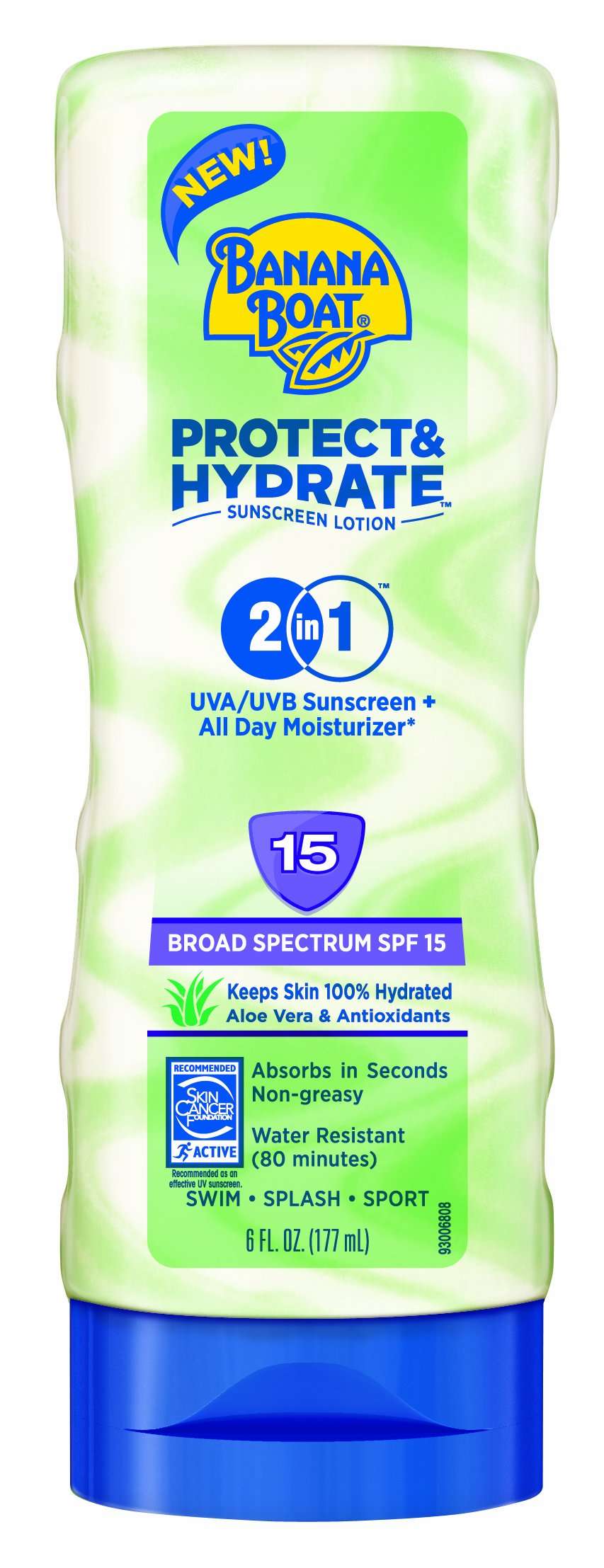 Banana Boat Protect And Hydrate Sunscreen Lotion Spf 15, 6 Ounce 1
