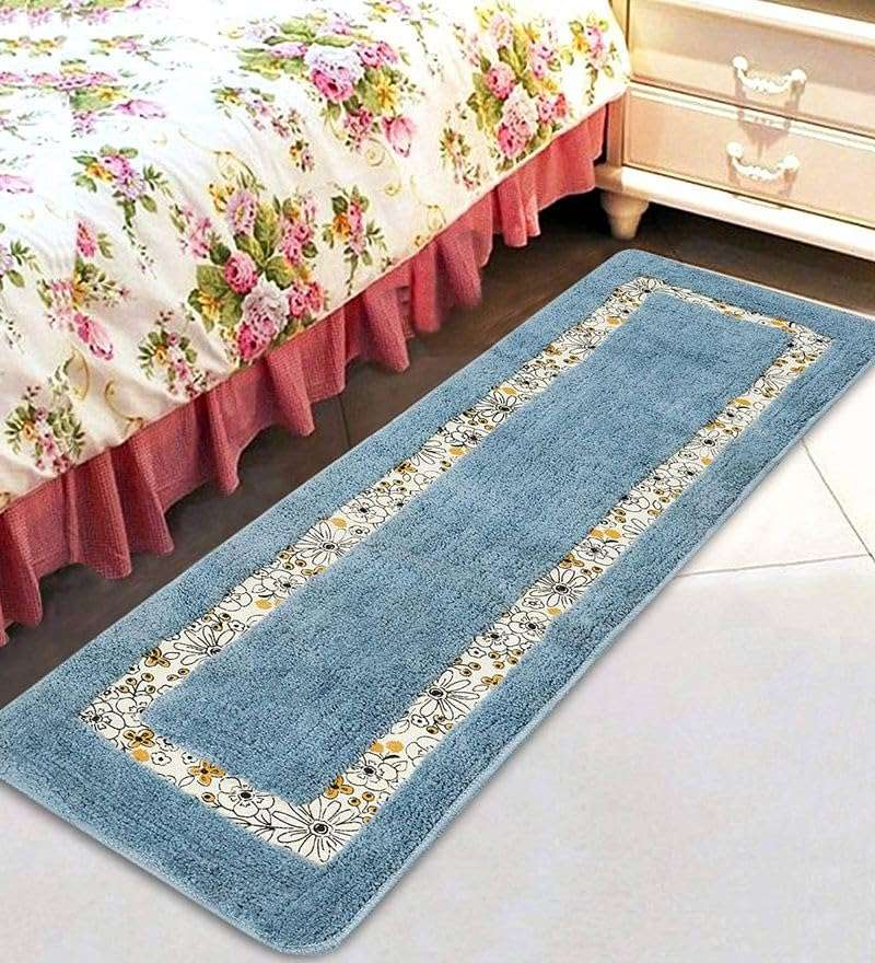 CasaCraft Pepperfry Runner, 16 x 56 Inch Soft Cotton Hand Tufted Carpet, Non Slip Rubber Backing Soft Rug Perfect for Kitchen, Bedside & Living Room, Home Décor 1