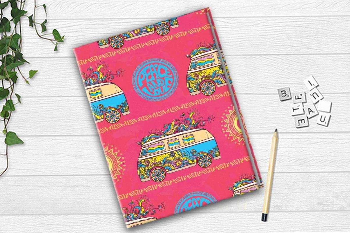 Paper Plane Design 2D Folder Case, A4 Size, Ring Binder File Folder, Can Use in Office/Hospital/Banking/Account/School Documents, Bills & Certificates 3