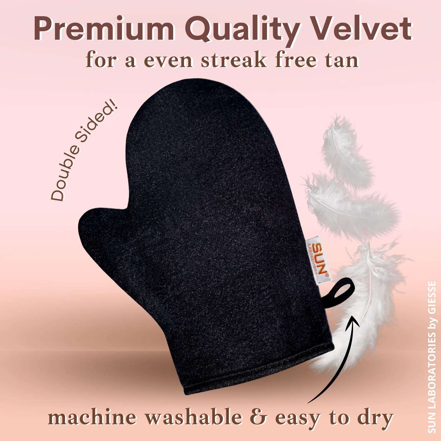 Sun Laboratories By Giesee Tan Overnight Sunless Tanning Lotion 8 oz Two Pack With Tanning Mitt | Self Tanning Lotion, Self Tanner, Organic, Waterproof, Travel Size, Instant Tan, Pregnancy Safe 6