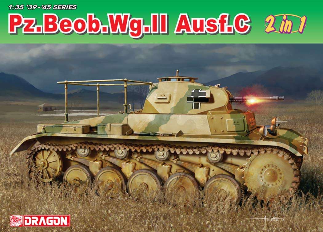 Dragon Models 1/35 Pz.Beob.Wg.II Ausf.A-C Smart Kit Model Kit 6