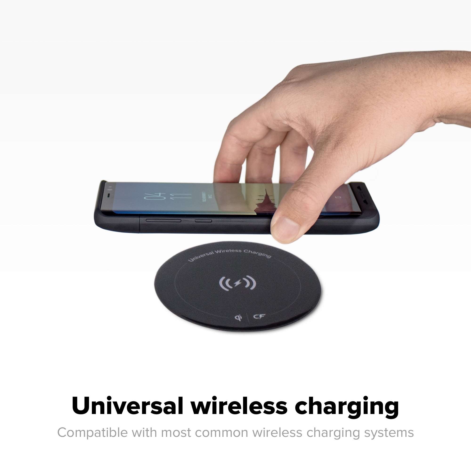 Mophie juice pack - Protective Battery Case - Made for Samsung Galaxy Note 8 - Black (4101_JP-SGN8-BLK) 3