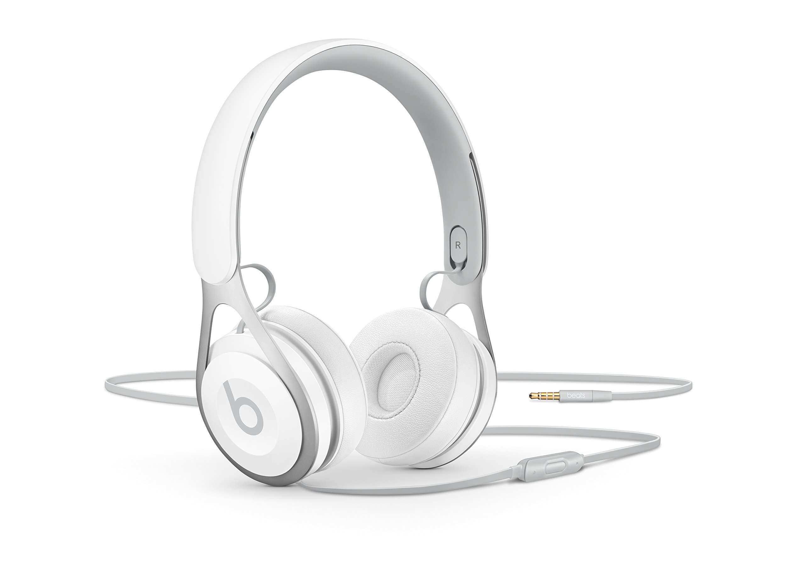 Beats Ep Wired On-Ear Headphones - Battery Free for Unlimited Listening, Built in Mic and Controls - White 5