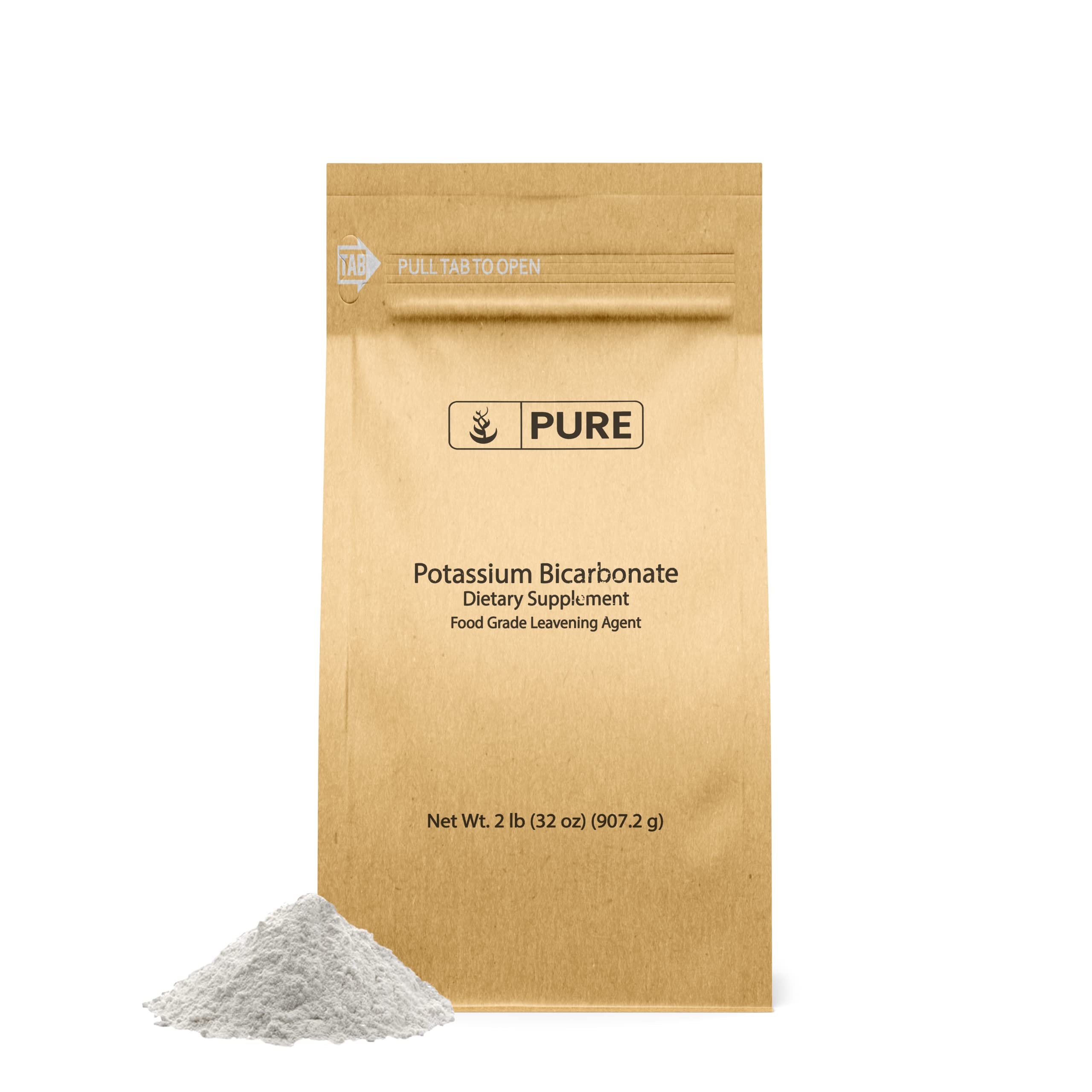 Pure Original Ingredients Magnesium Chloride, Potassium Bicarbonate, and Calcium Chloride Bundle, Various Sizes, Food Safe 5