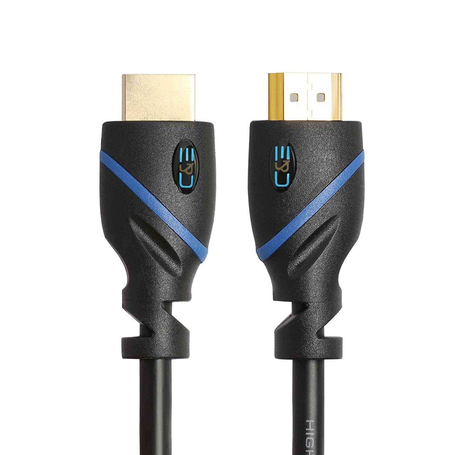 C&E CNE520407 (12 Feet/3.6 Meters) High Speed HDMI Cable Male to Male with Ethernet and Audio Return (Black) 1