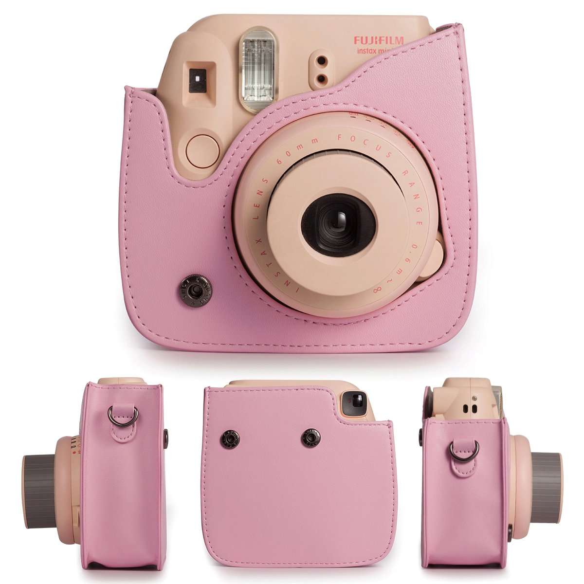 CAIUL 7 in 1 Fujifilm Instax Mini 8 8+ 9 Camera Accessories Bundles Kit - Strawberry 3