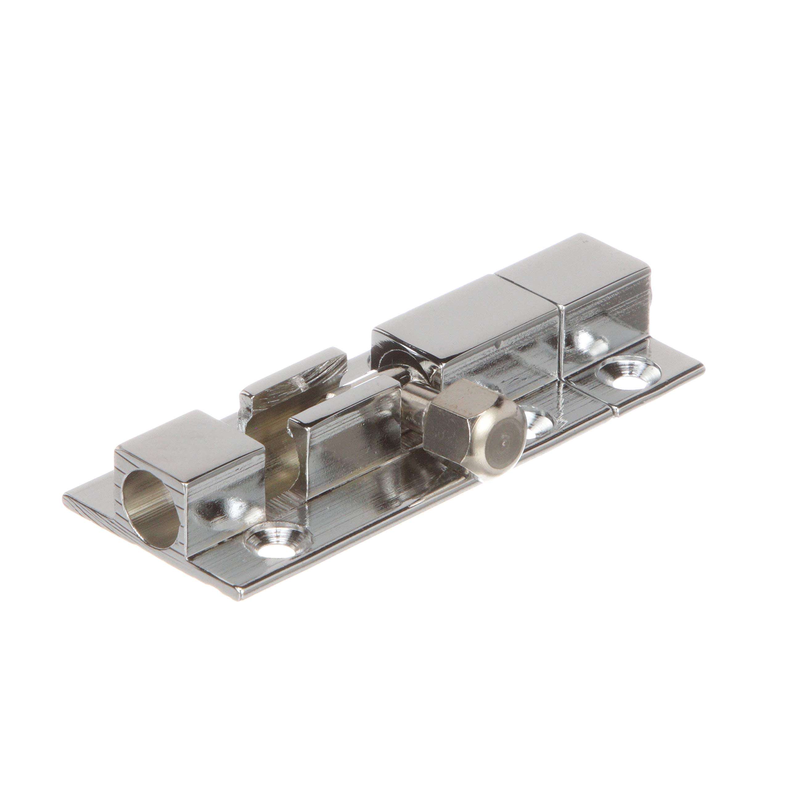 Seachoice Marine-Grade Barrel Bolt, Chrome-Plated Cast Brass, 2-1/2 in. X 1-1/16 in. 1