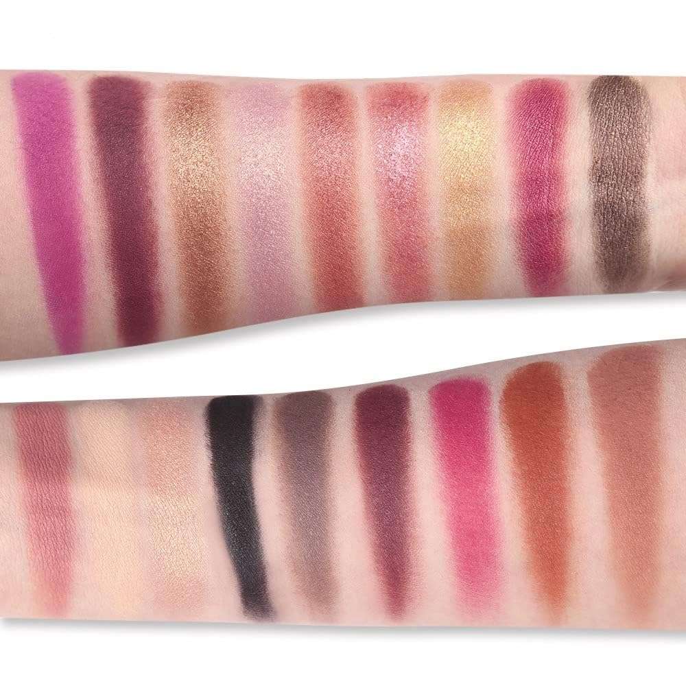 LA OTTER Nude and Rose Gold Eyeshadow Palette Combo, Shimmery Finish 4