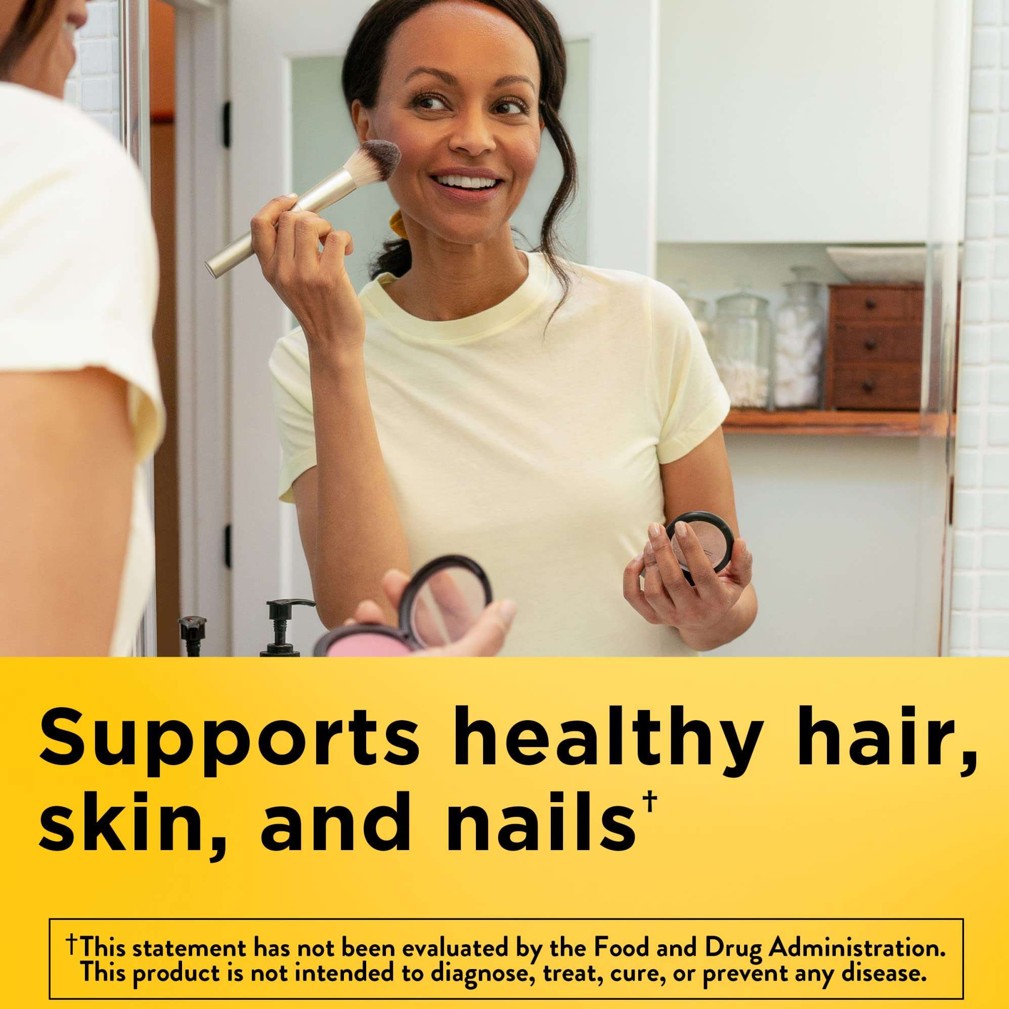 Nature Made Hair Skin and Nails with Biotin 2500 mcg, Dietary Supplement for Healthy Hair, Skin & Nails Support, 90 Gummies, 45 Day Supply 3